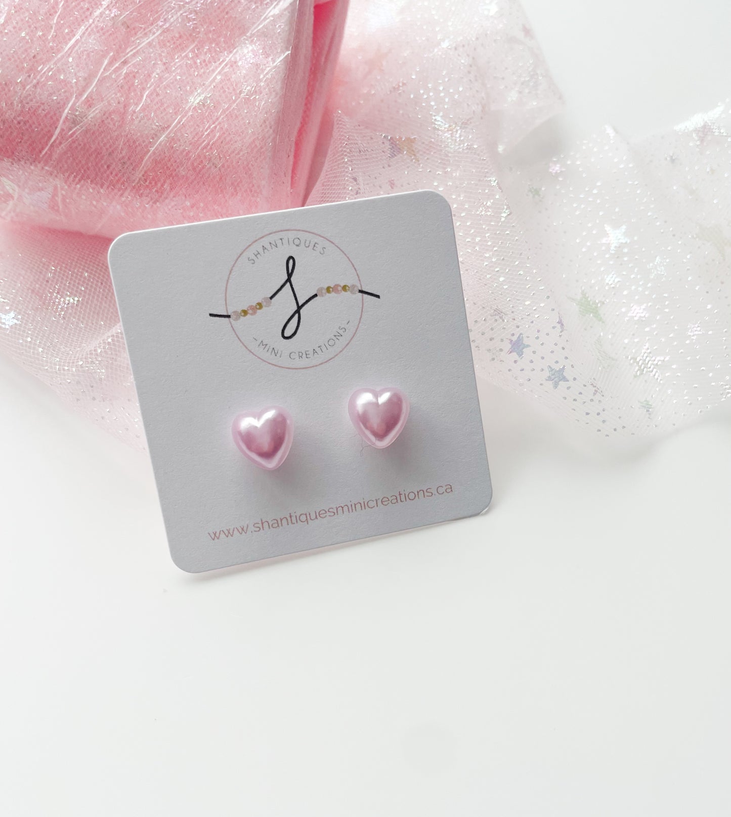 Metallic Hearts - Earrings