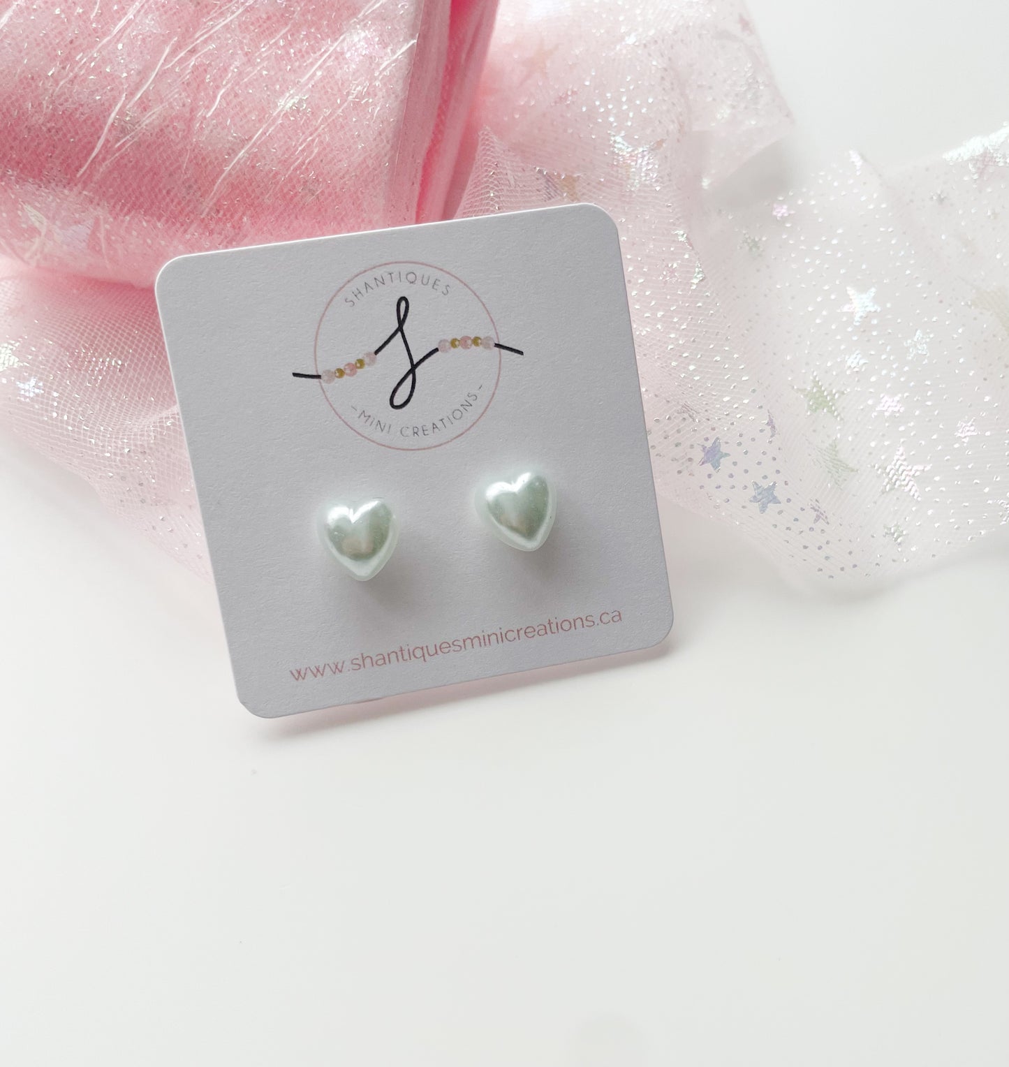 Metallic Hearts - Earrings