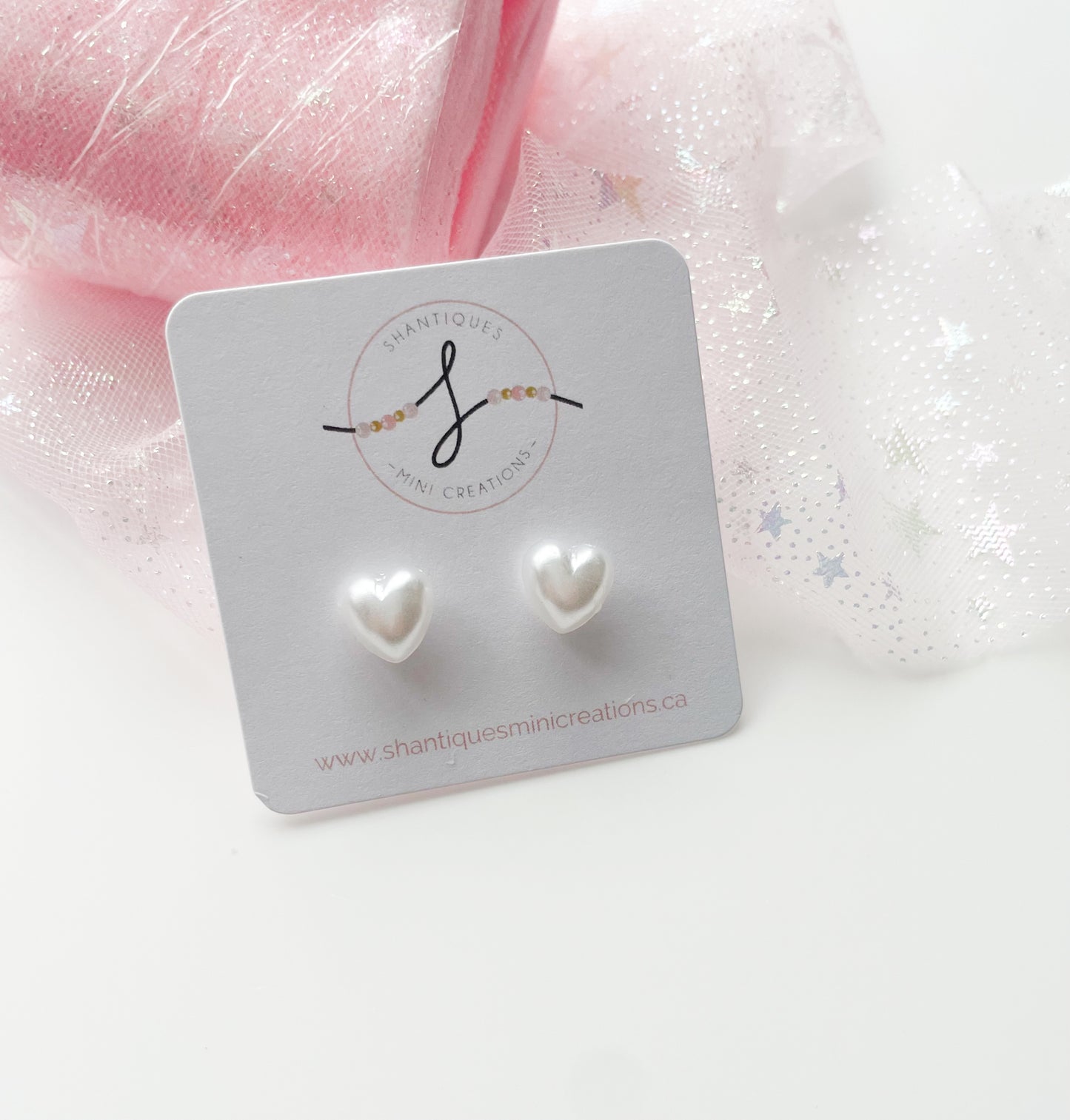 Metallic Hearts - Earrings