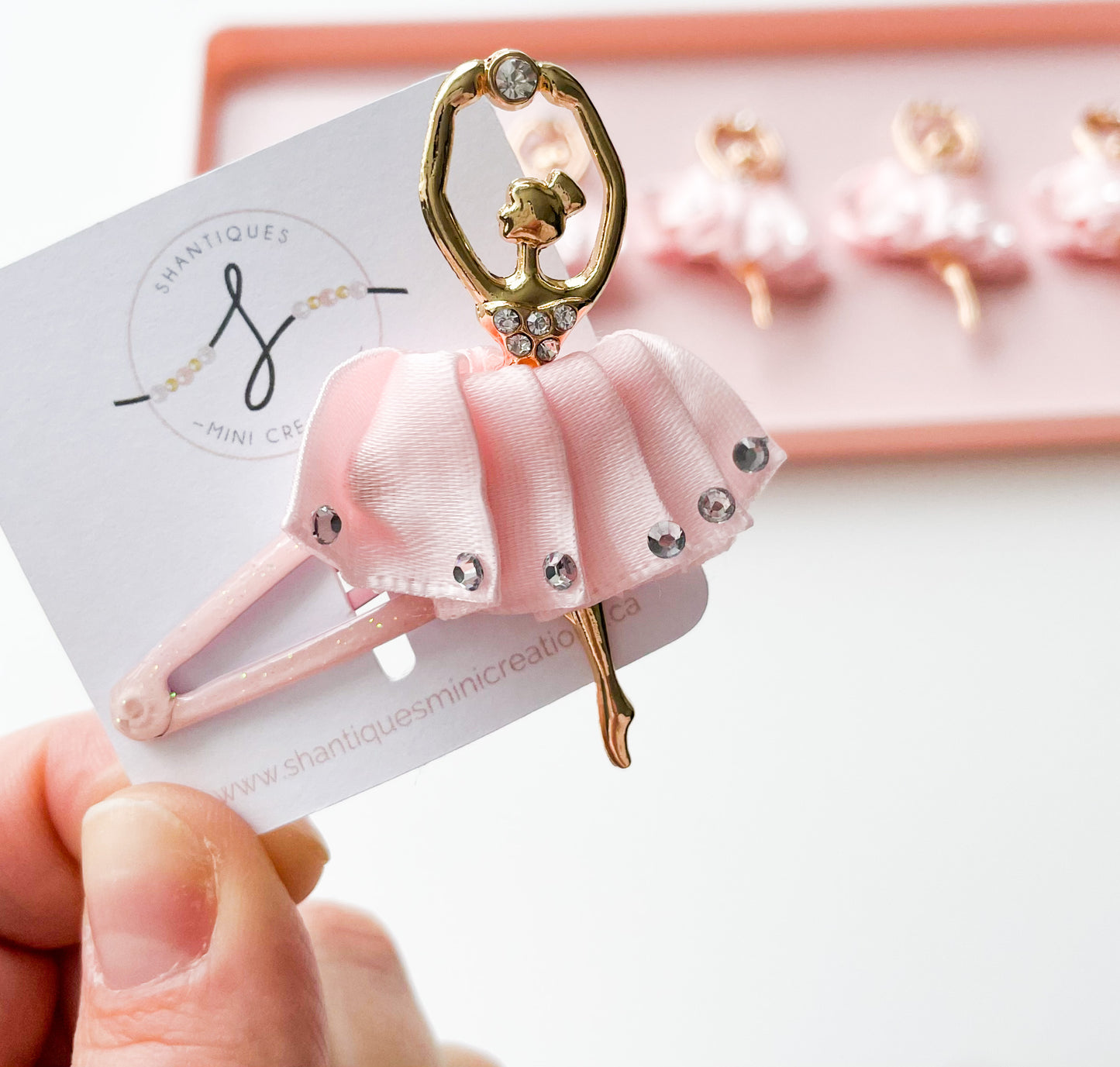 Ballerina - Glitter Snap Clip