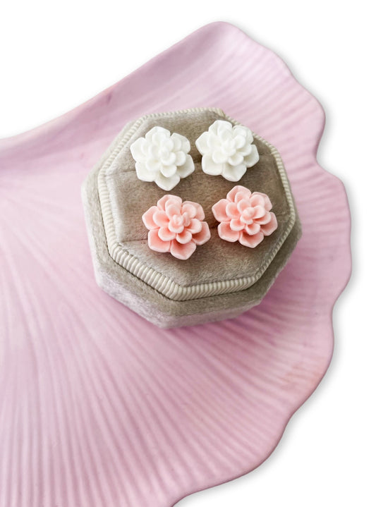 Earrings - Succulents