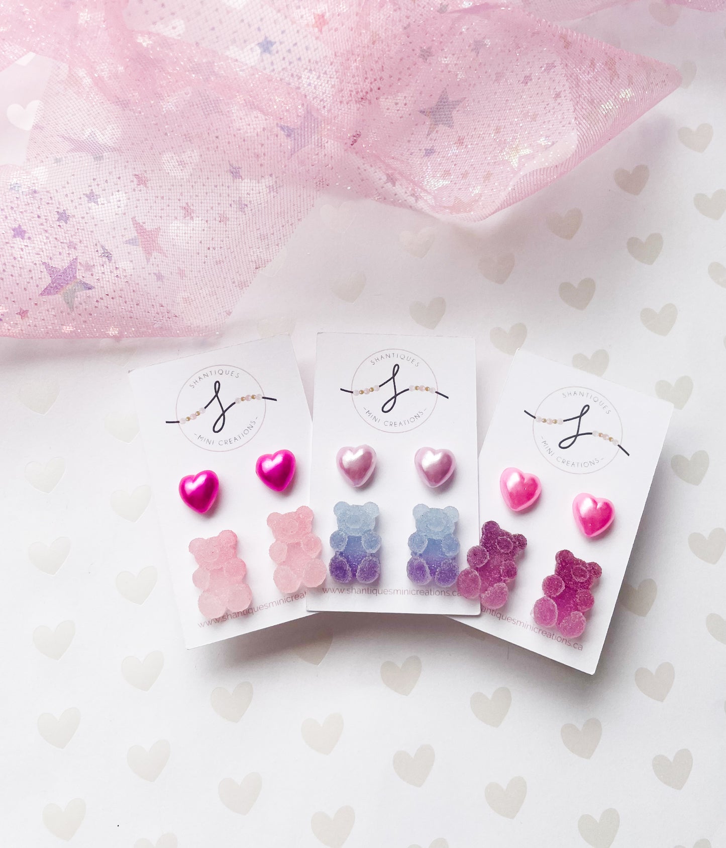 Candy Gummy Bears - Duo Earrings
