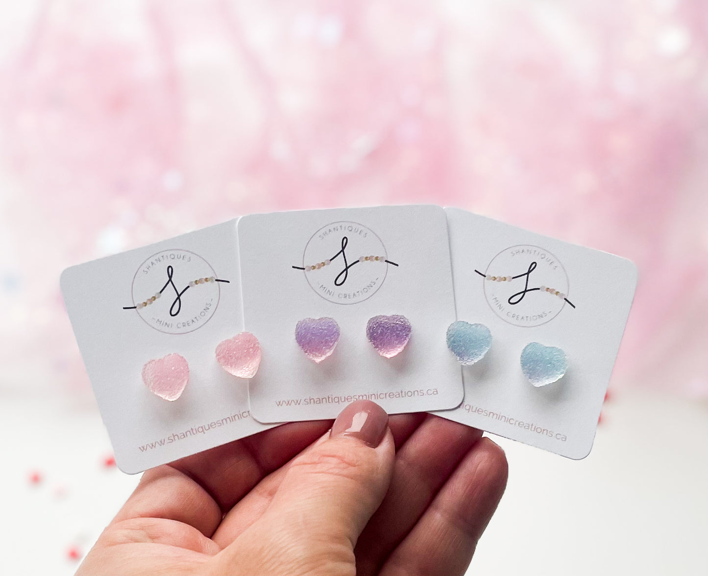 Candy Hearts - Earrings