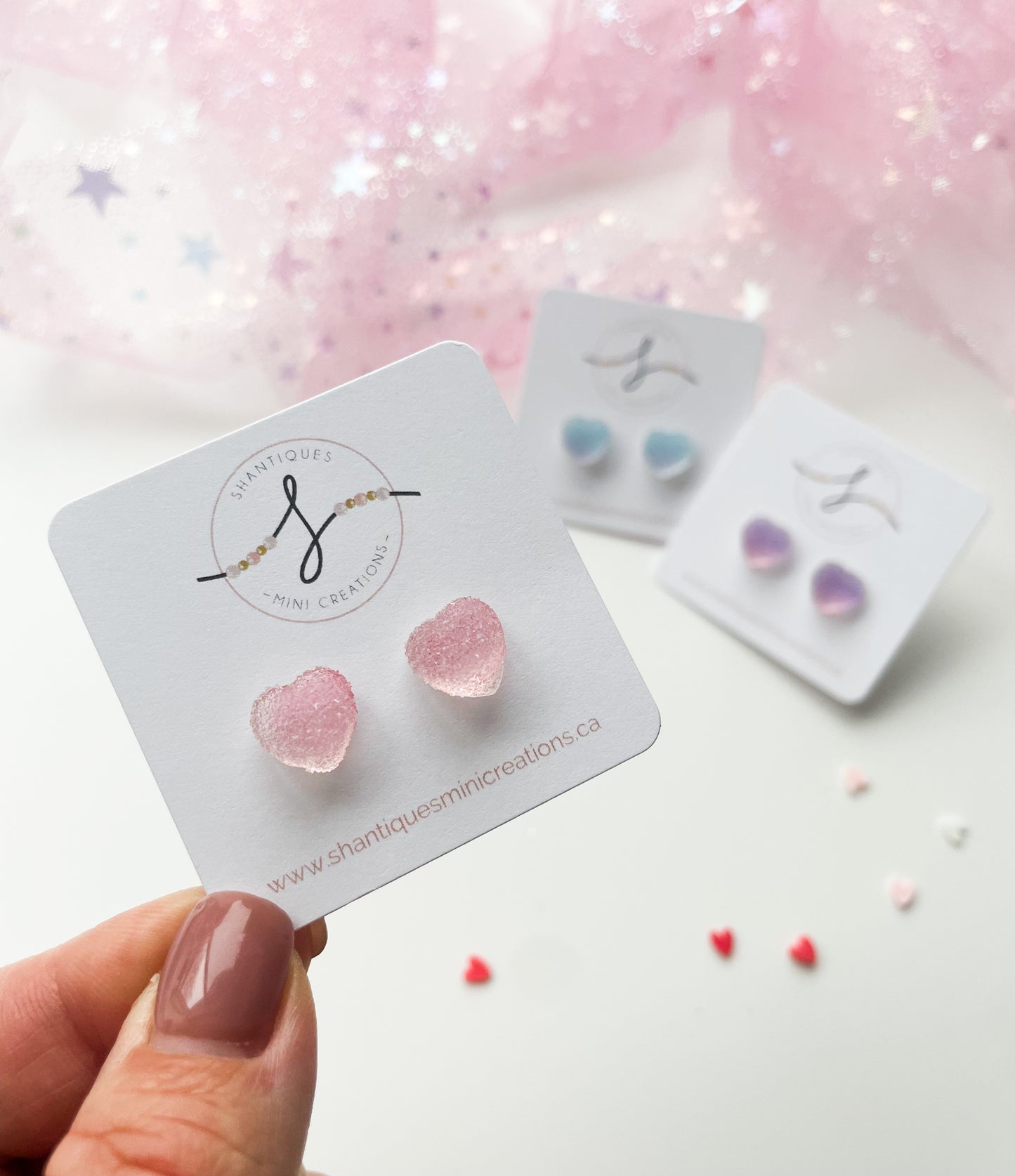 Candy Hearts - Earrings