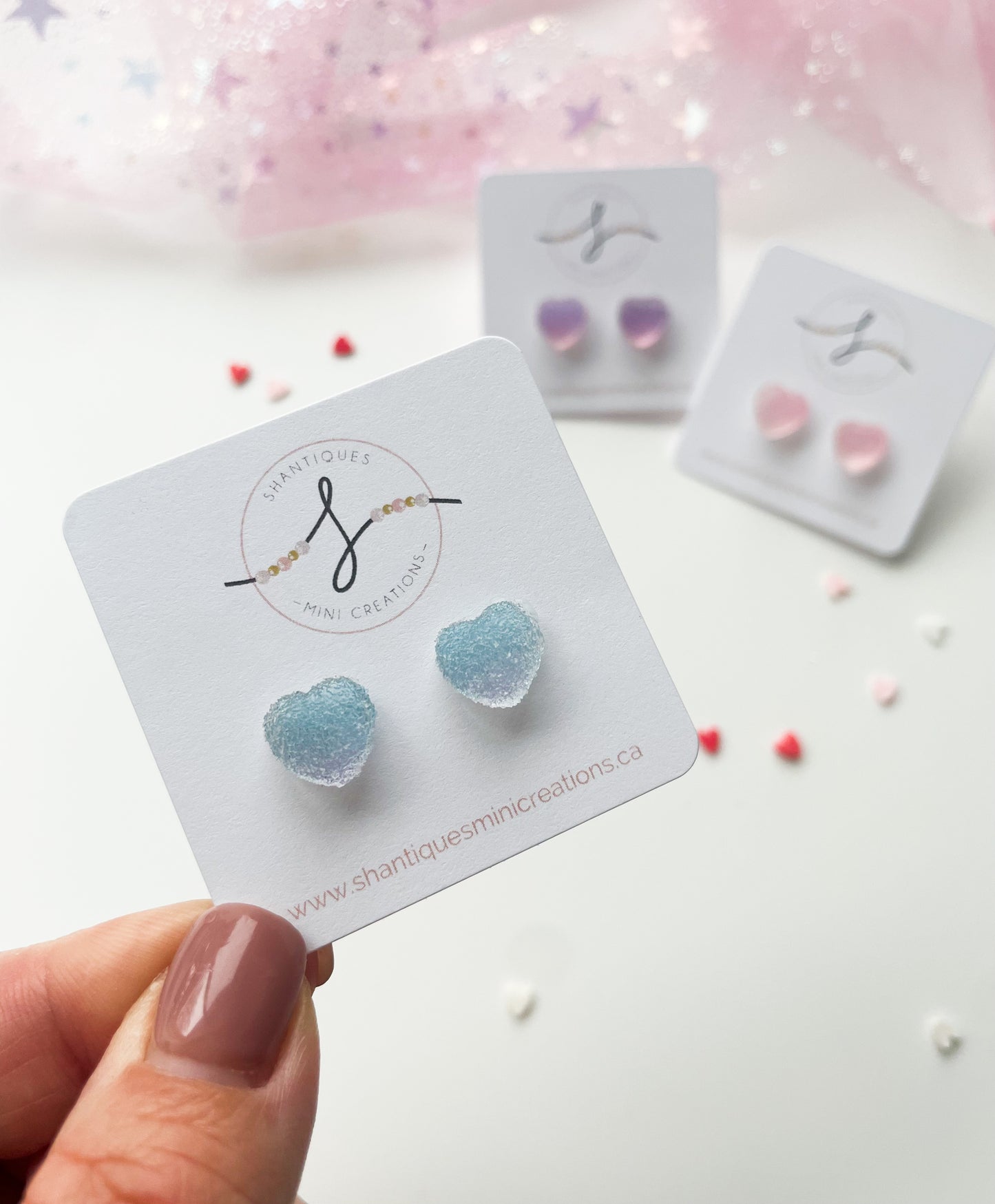 Candy Hearts - Earrings