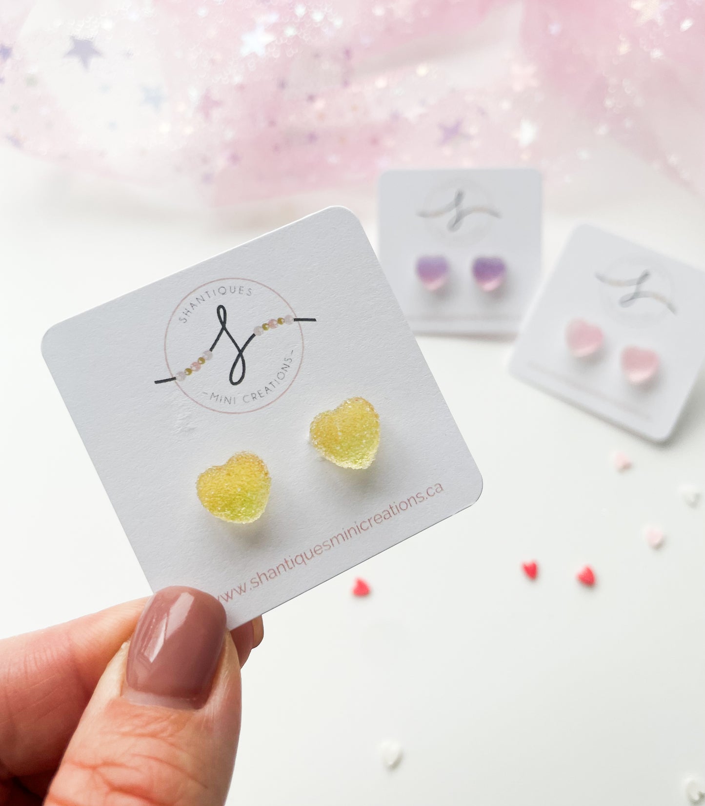 Candy Hearts - Earrings