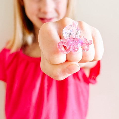 Rings - Glitter Ocean Creatures
