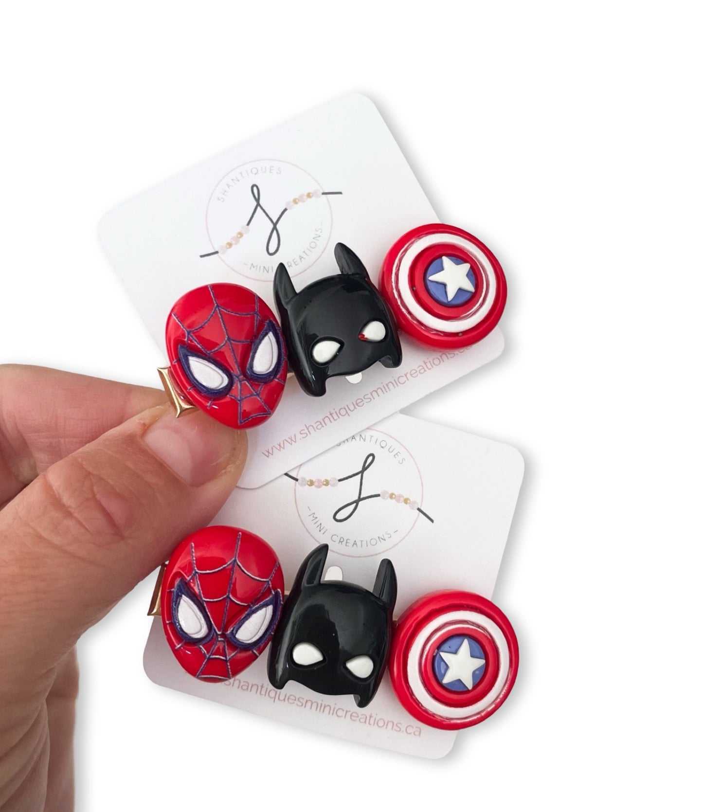 Superhero - Alligator Bar Clips