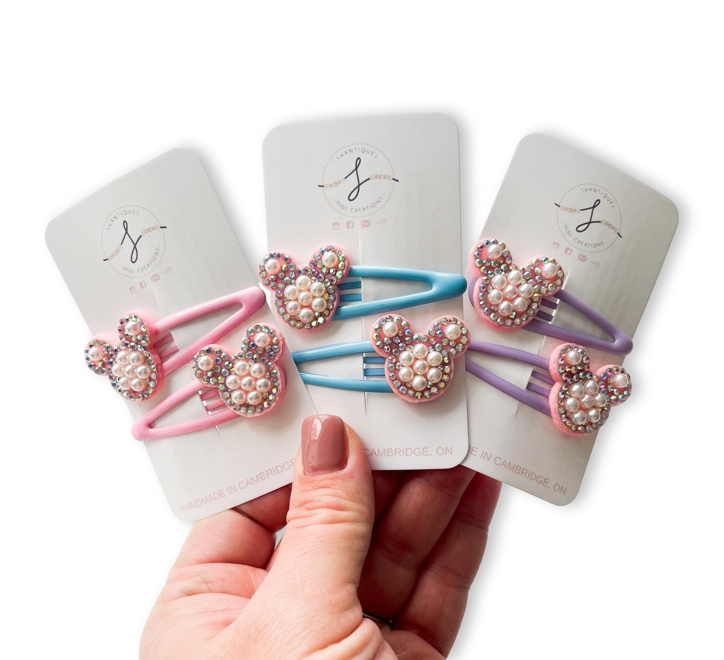 Snap Clip Sets - Pastel Mouse