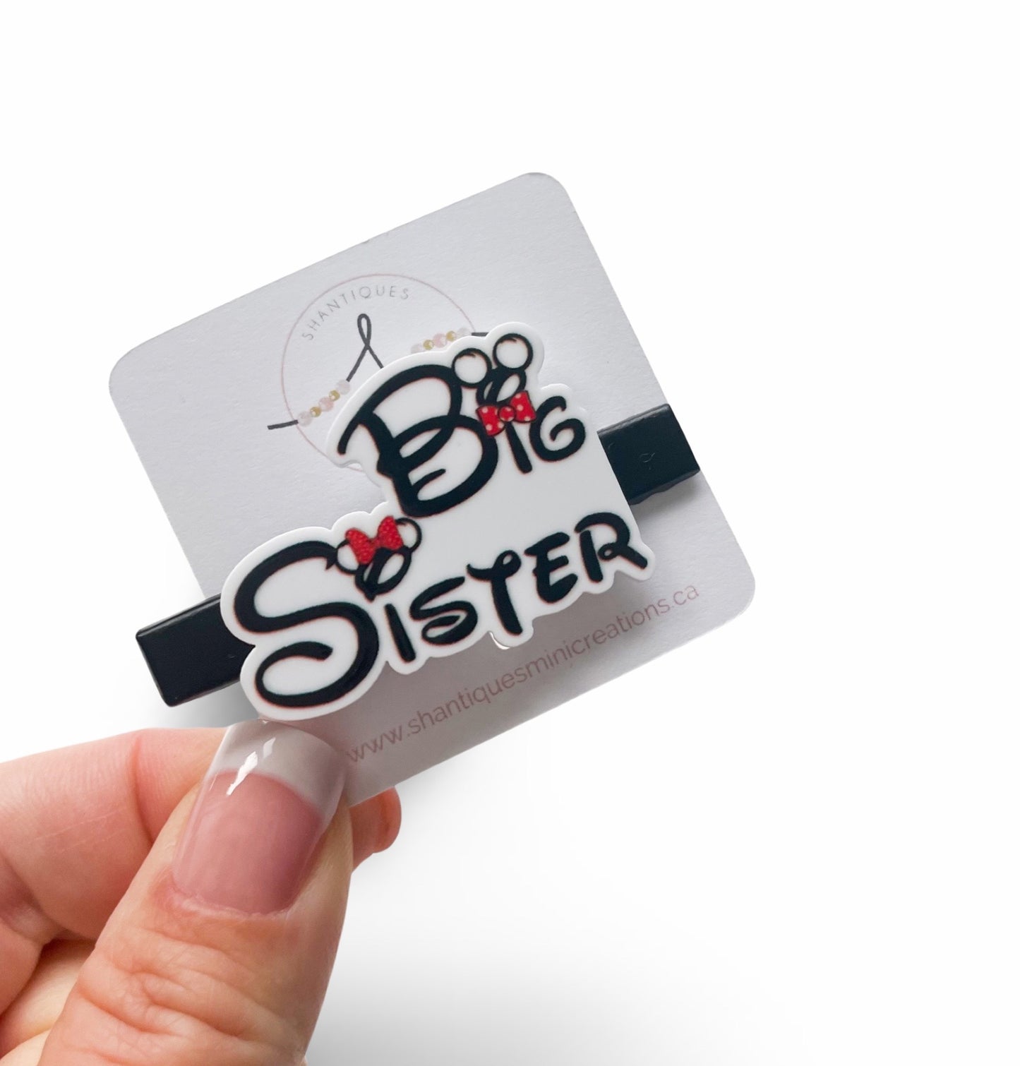 Mouse Sister Series - Alligator Bar Clips