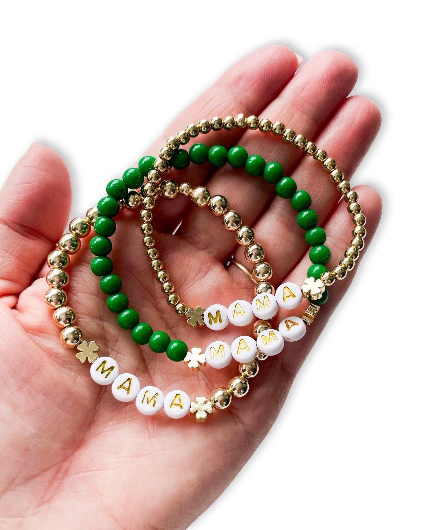 14K Gold Plated Shamrock - Bracelets