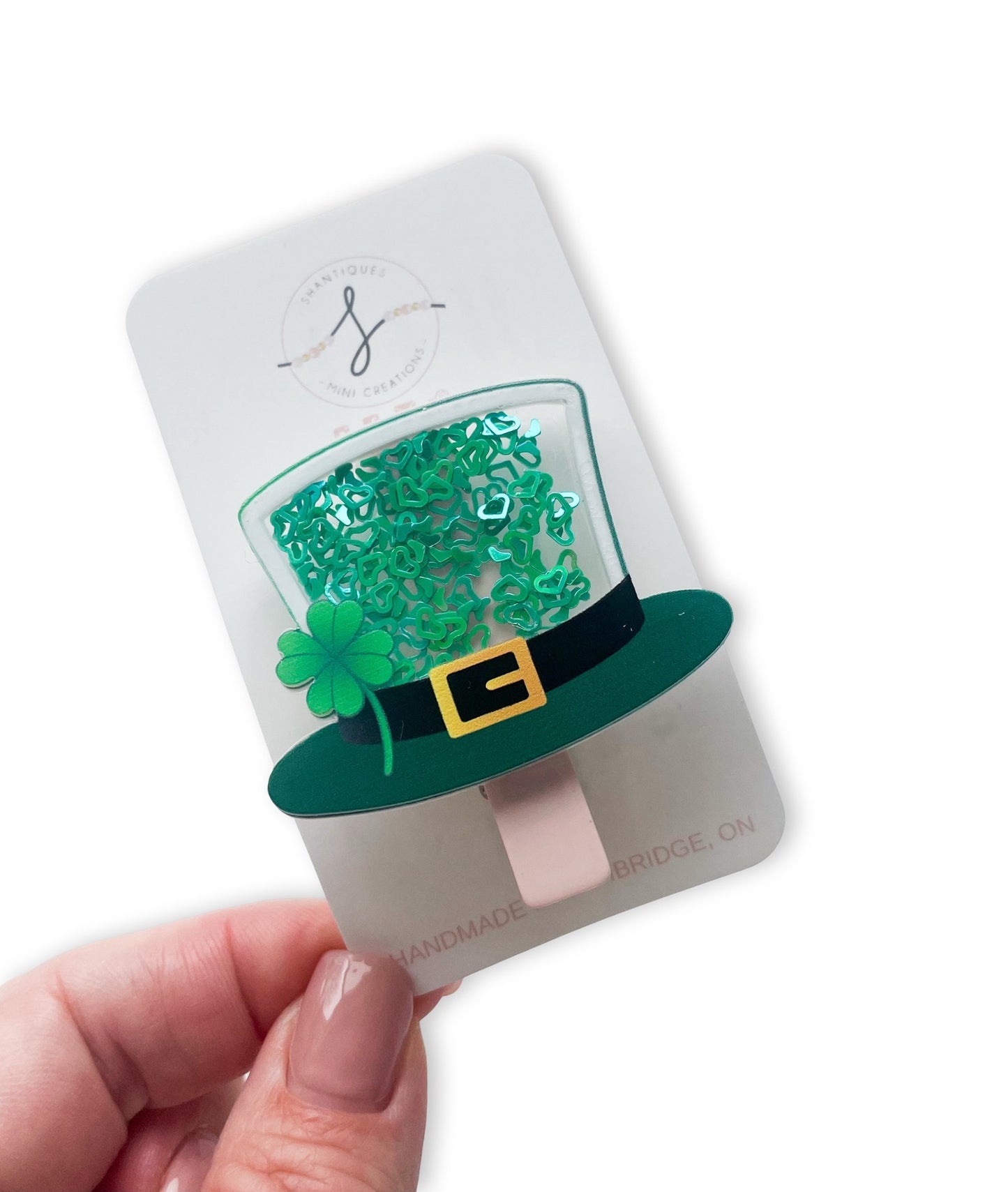 Shaker St Paddy's Day - Alligator Bar Clips