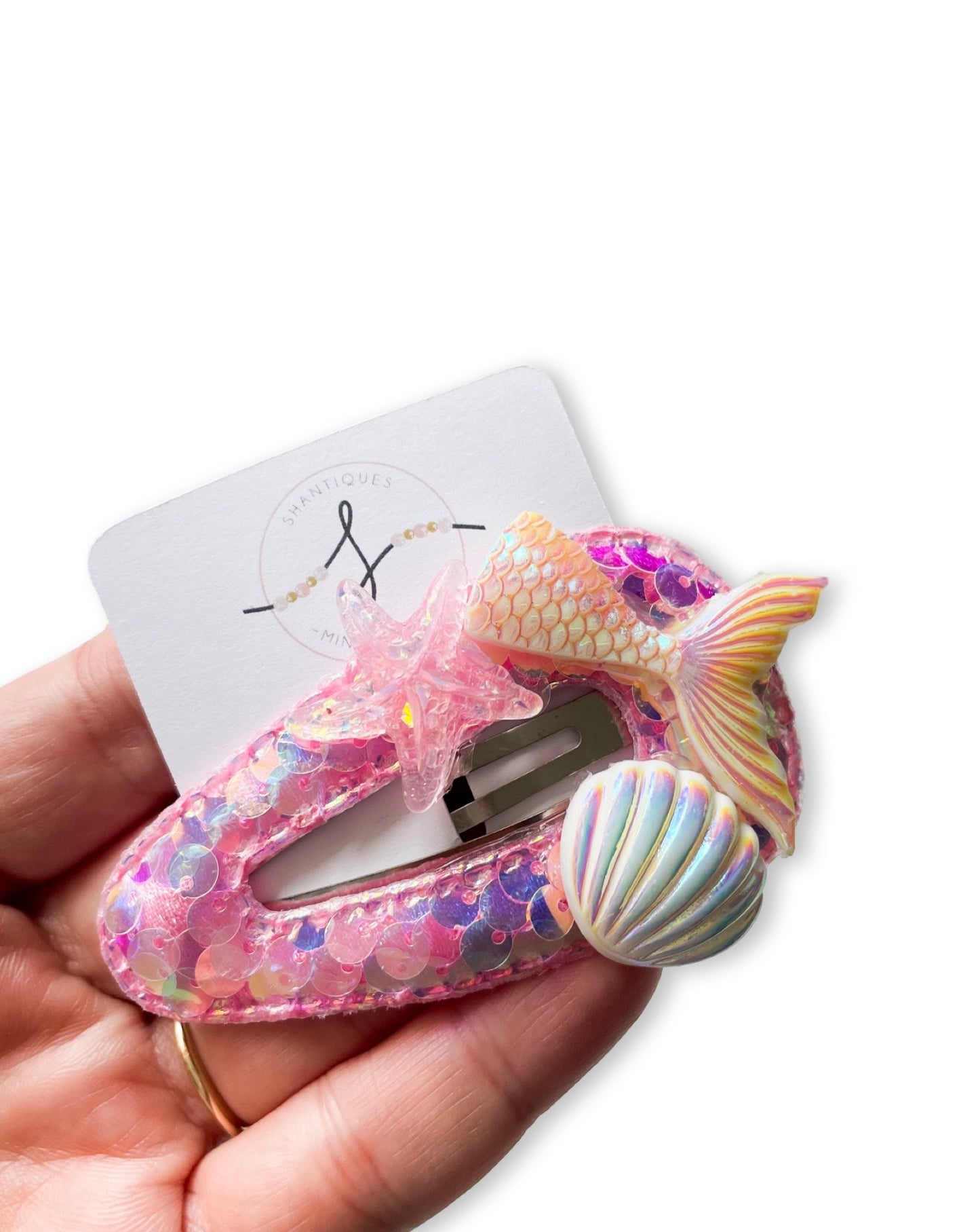 Snap Clips - Sequin Mermaid