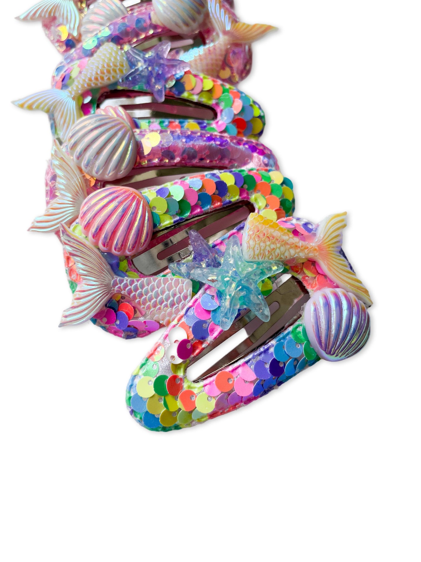 Snap Clips - Sequin Mermaid