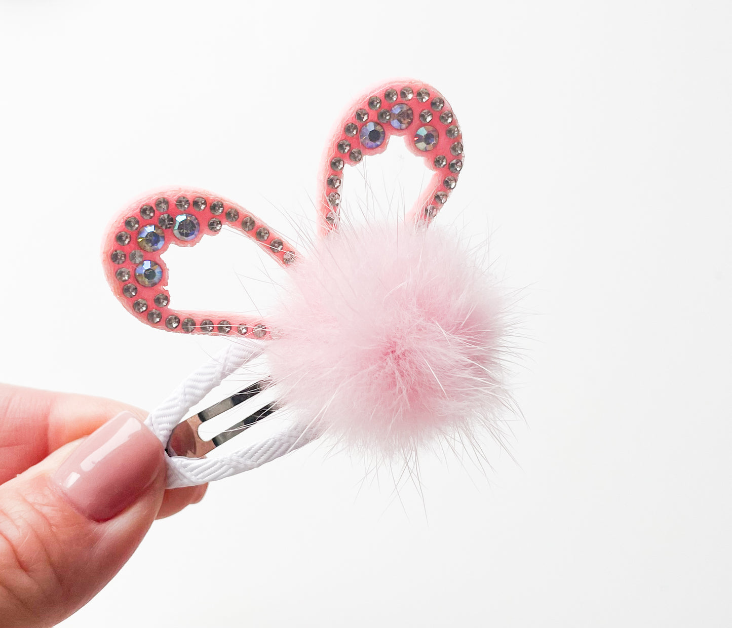 Snap Clip - Glitter Bunny