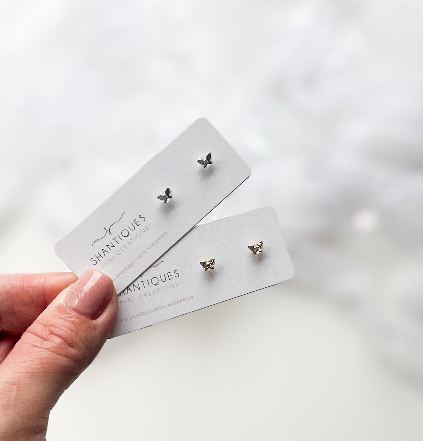 Earrings - Micro Butterflies