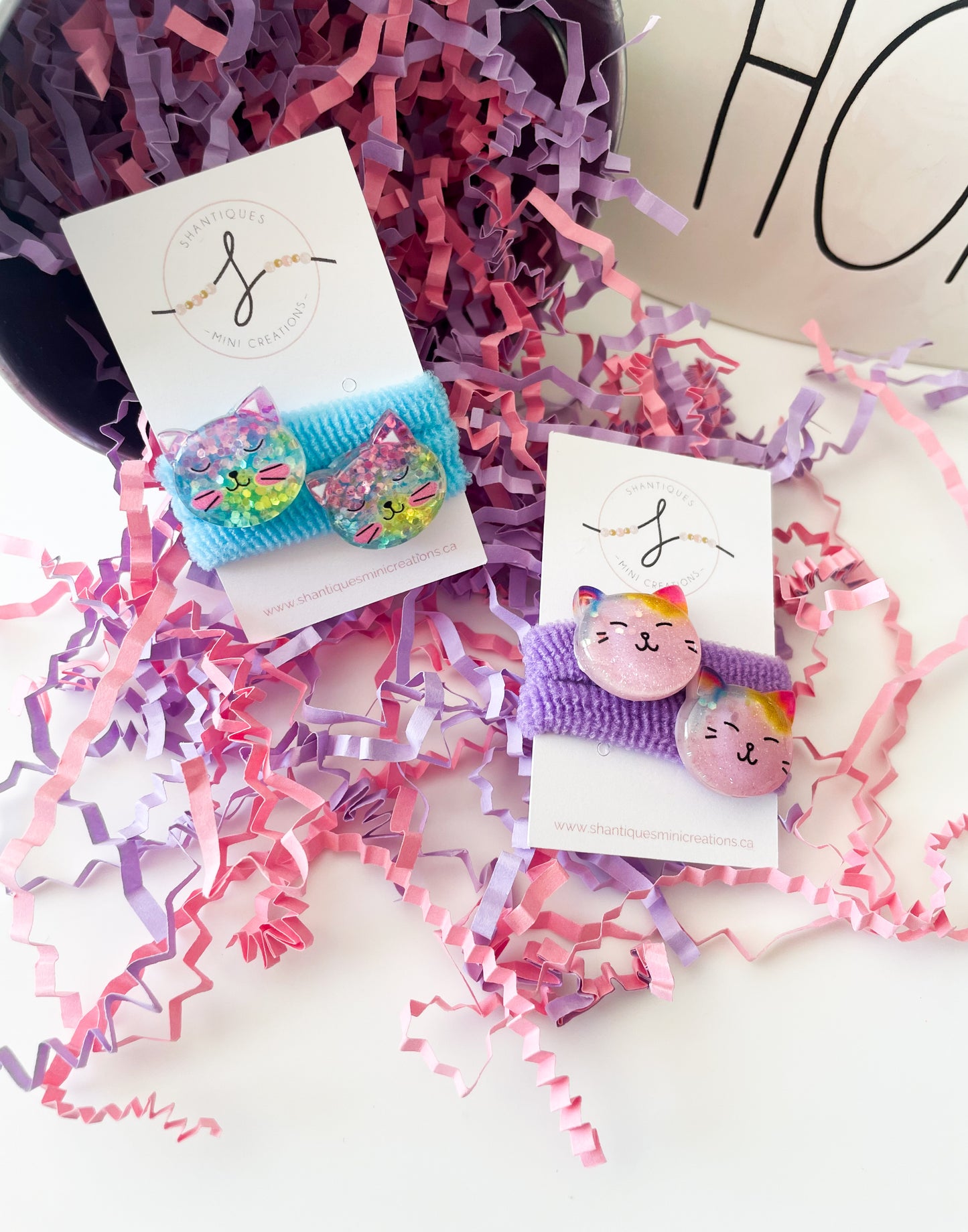 Piggy Ties - Glitter Cats