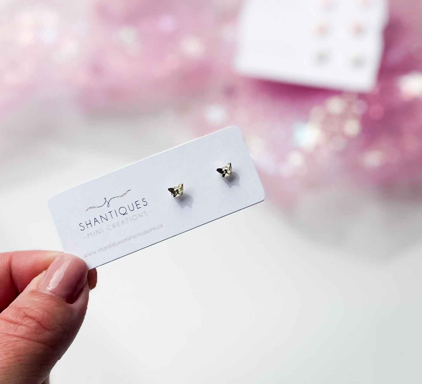 Earrings - Micro Butterflies