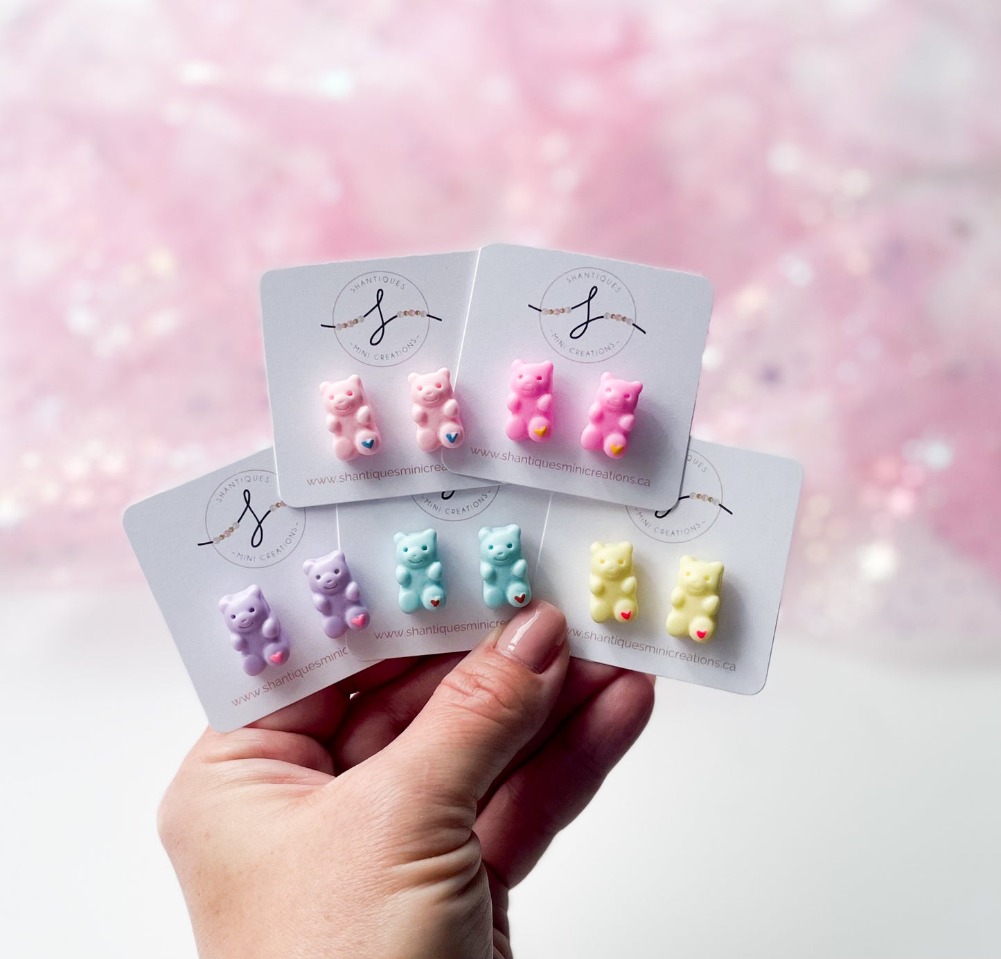Earrings - Pastel Gummy Bears