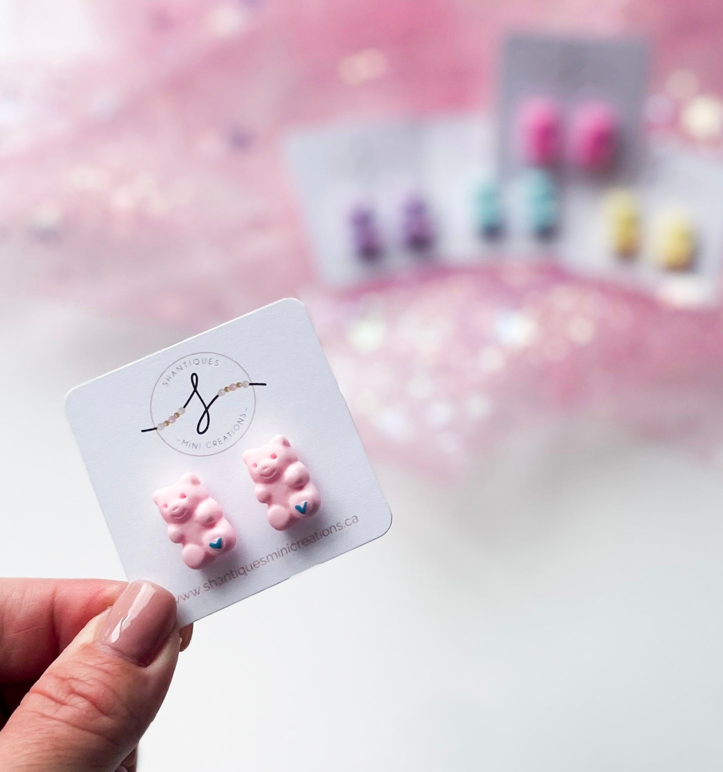 Earrings - Pastel Gummy Bears