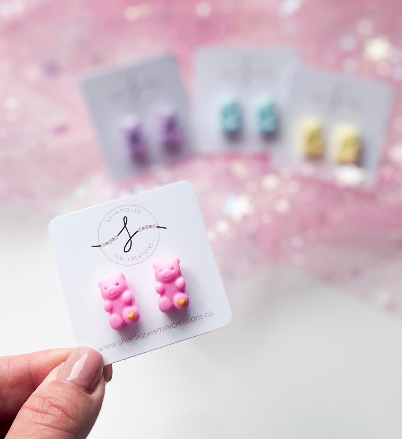 Earrings - Pastel Gummy Bears