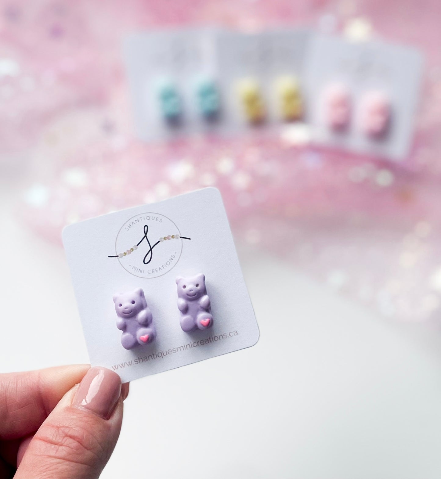 Earrings - Pastel Gummy Bears
