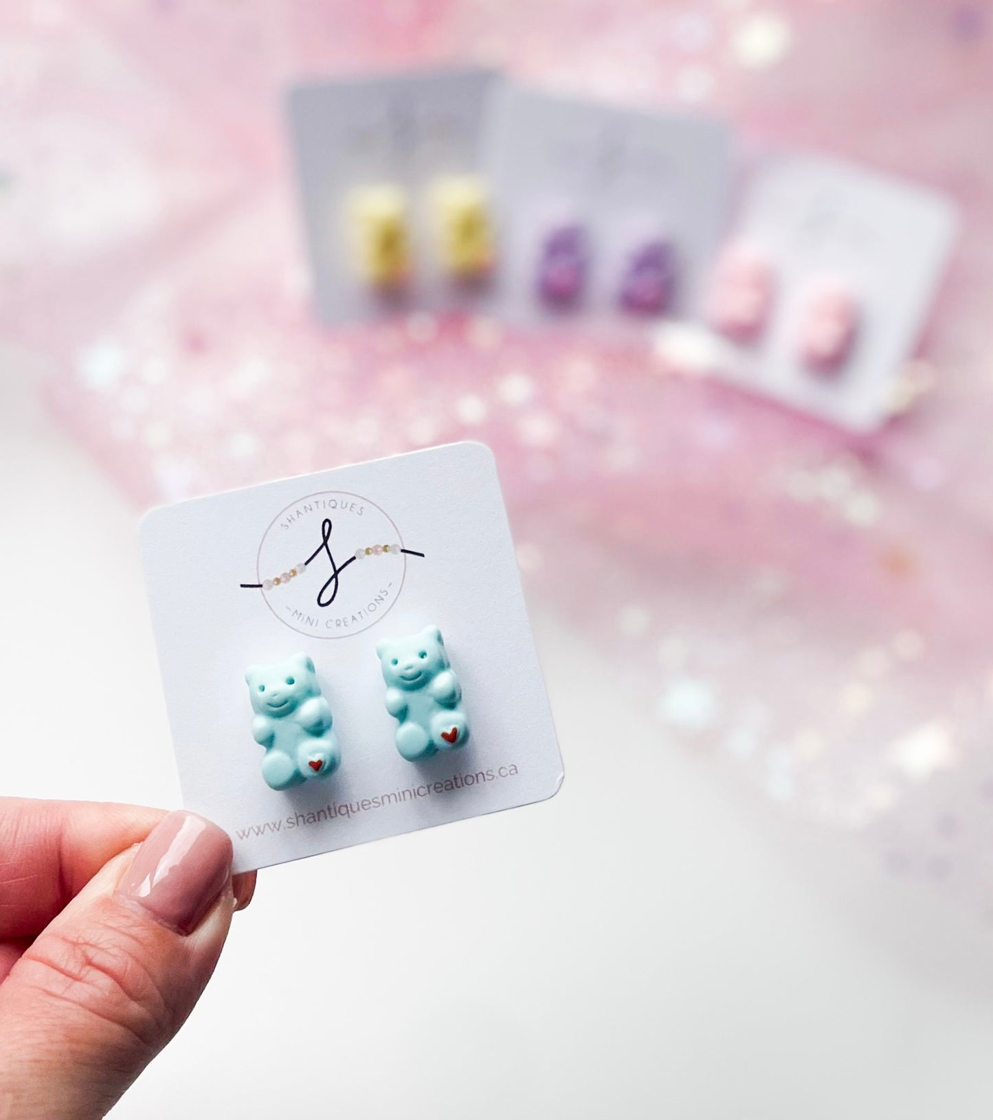 Earrings - Pastel Gummy Bears