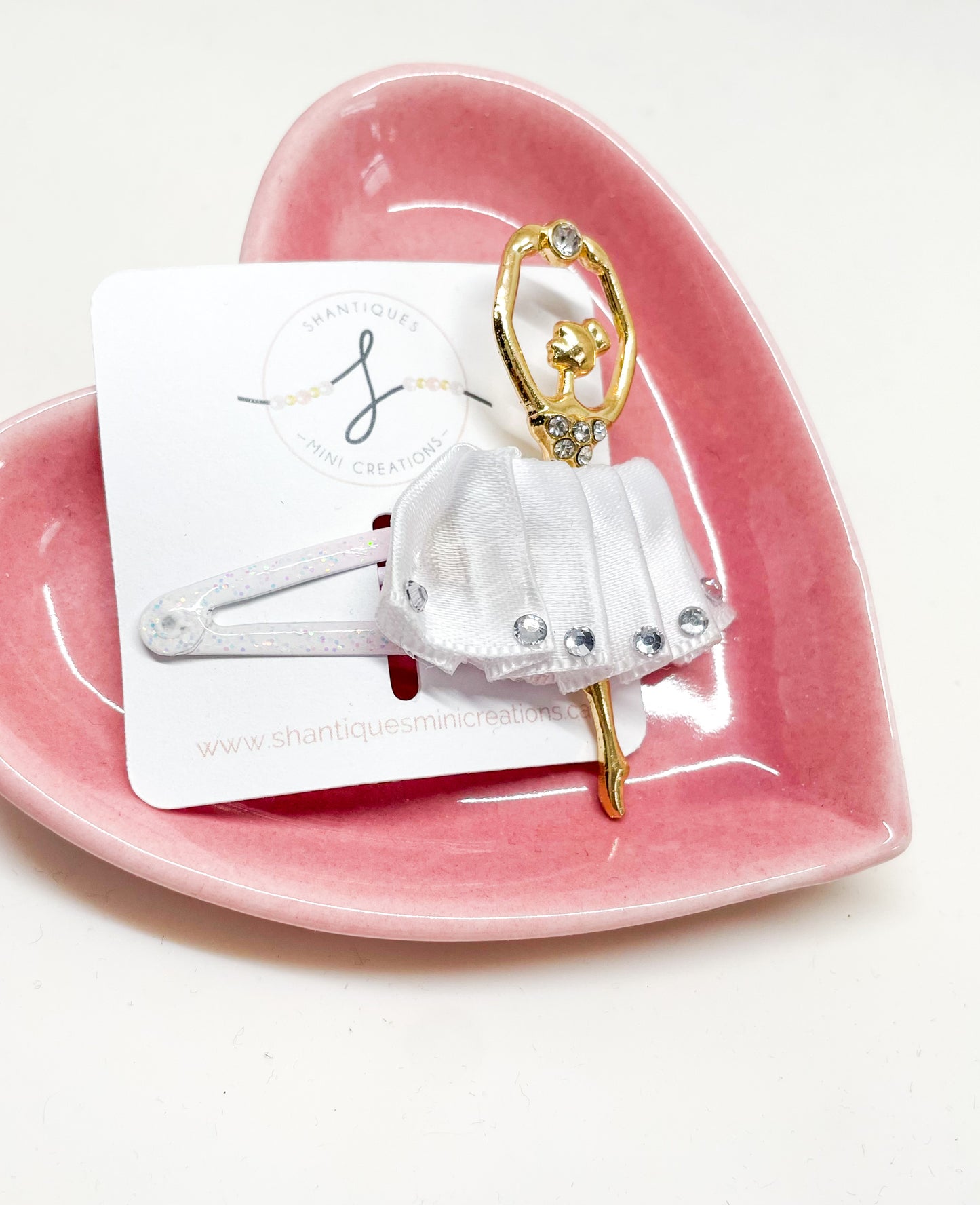 Ballerina - Glitter Snap Clip