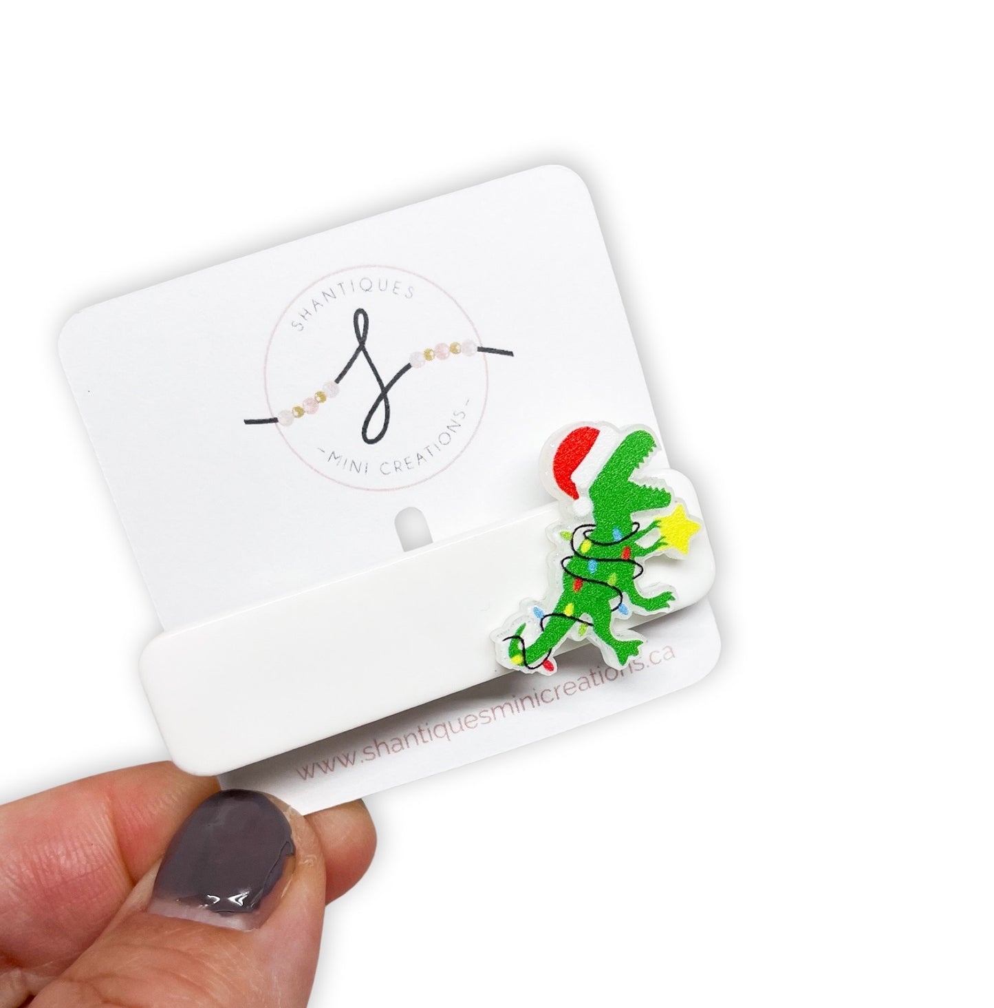 Alligator Bar Clips - Christmas Fun