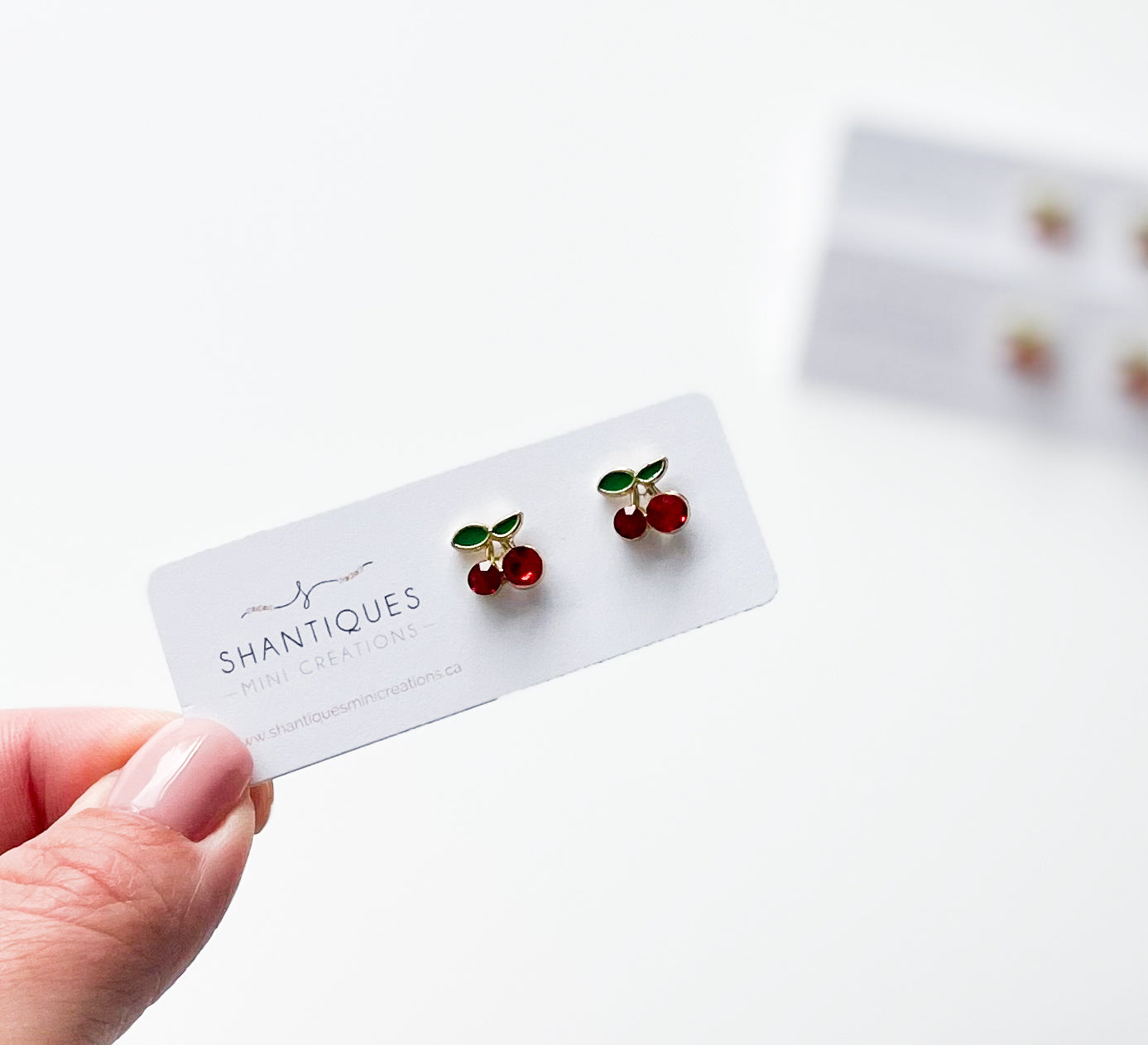 Earrings - Cherries