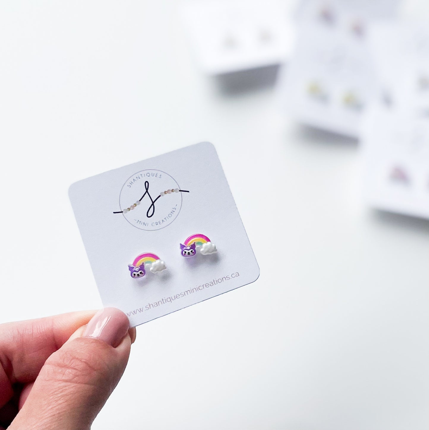 Earrings - Animal Rainbows