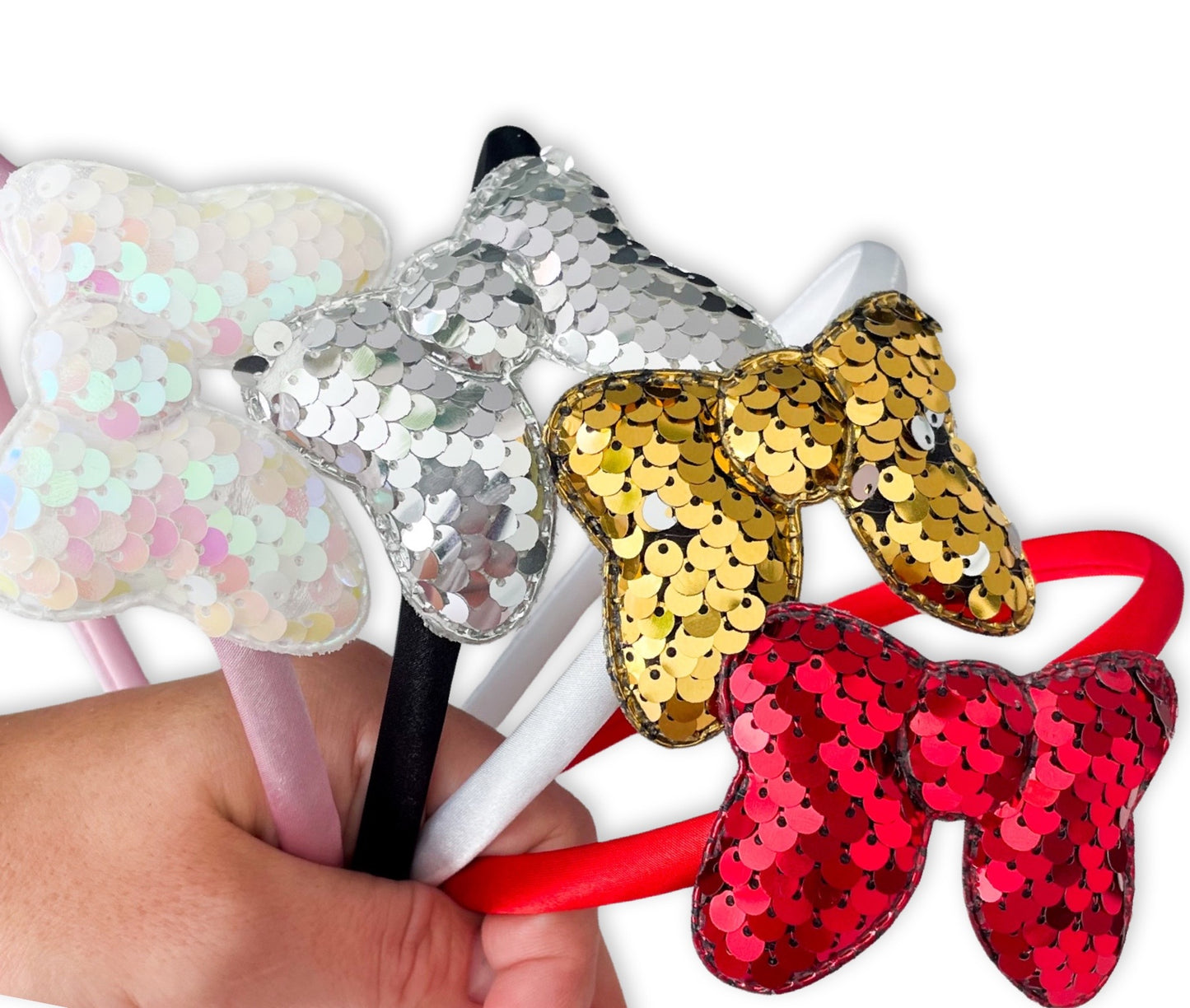 Sequin Bows - Headbands