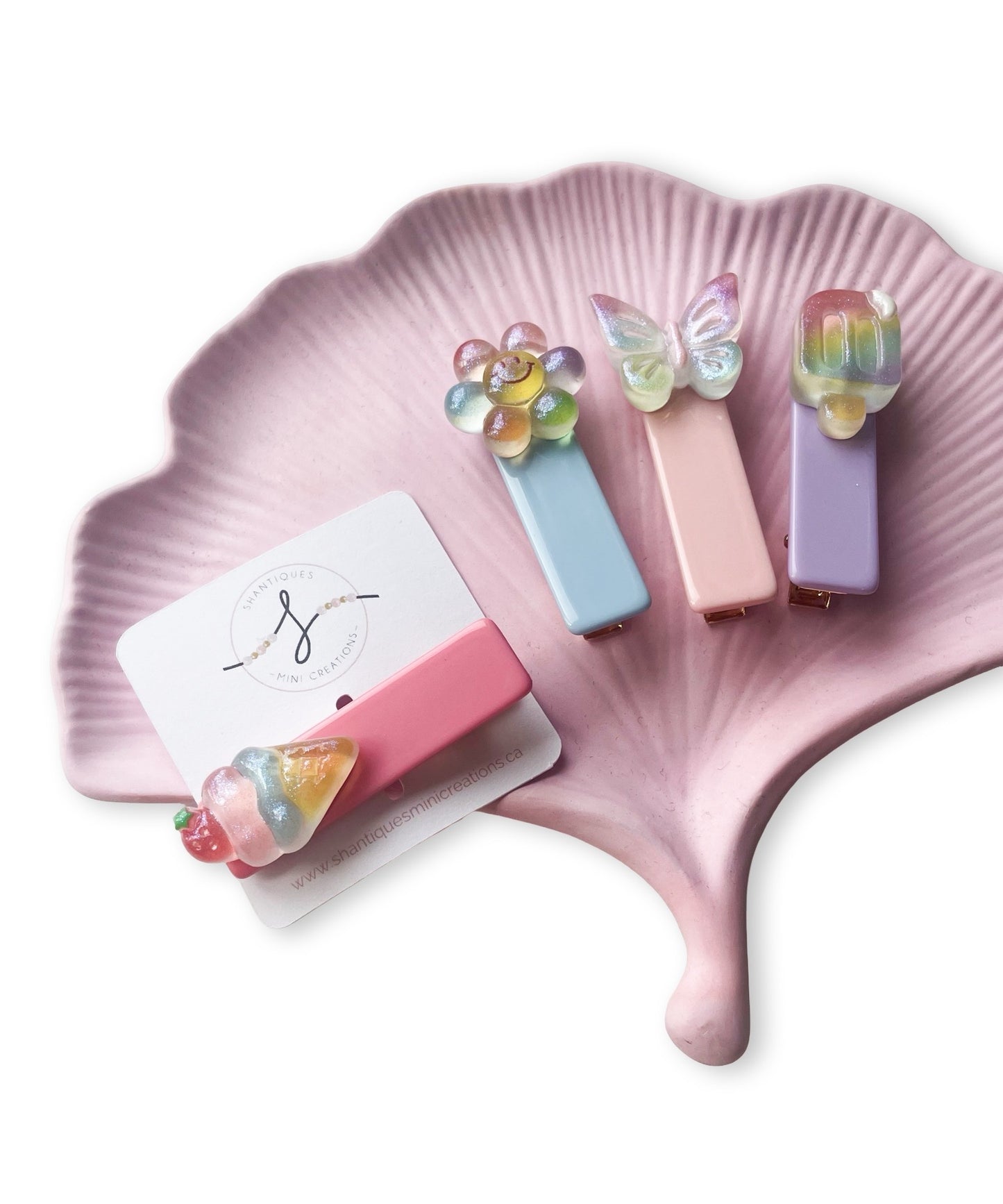 Alligator Bar Clips - Summer Fun