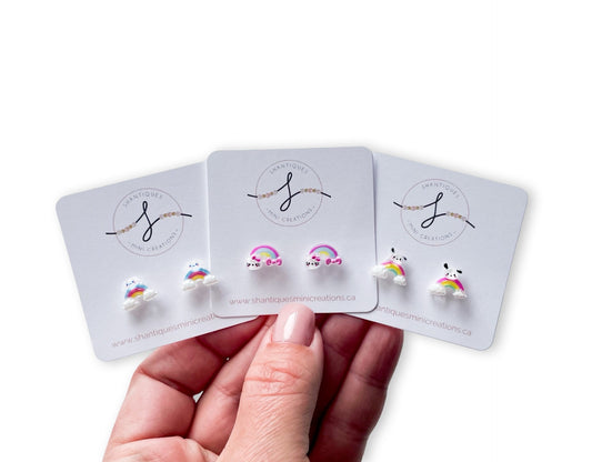 Earrings - Animal Rainbows
