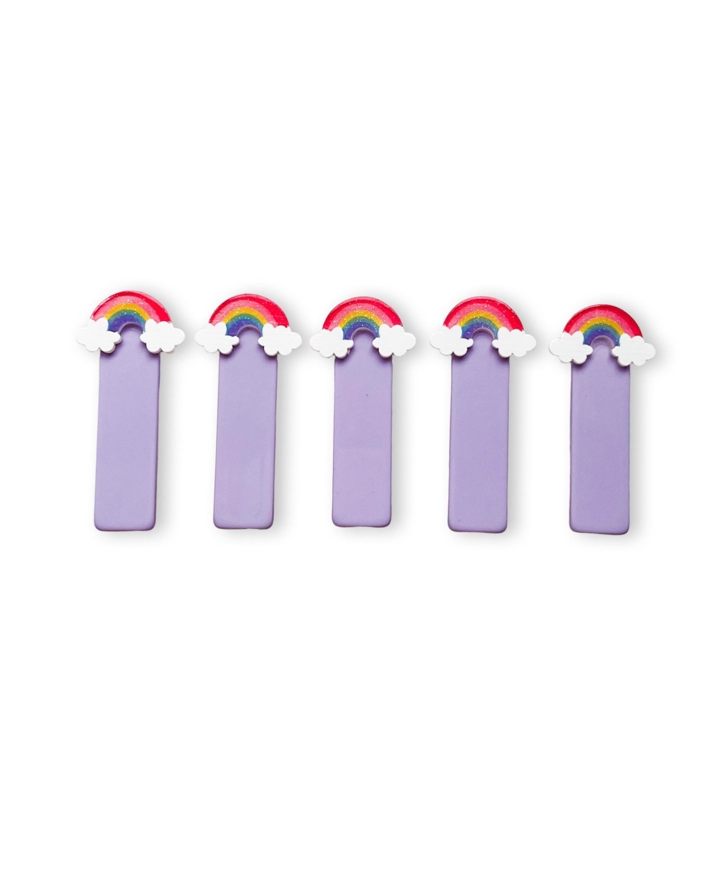 Alligator Bar Clips - Rainbows