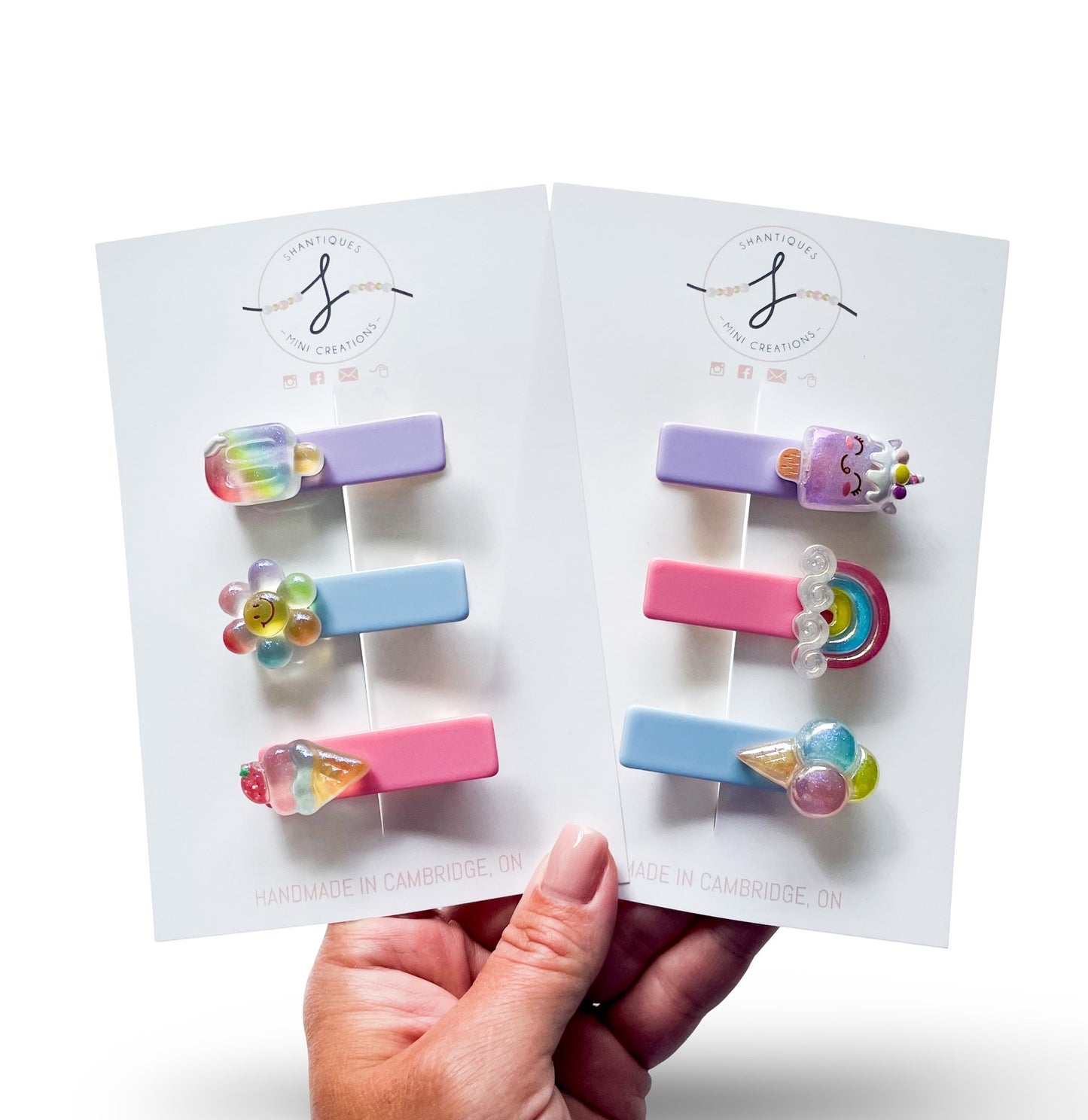 Trio Alligator Clip Sets - Summer Fun