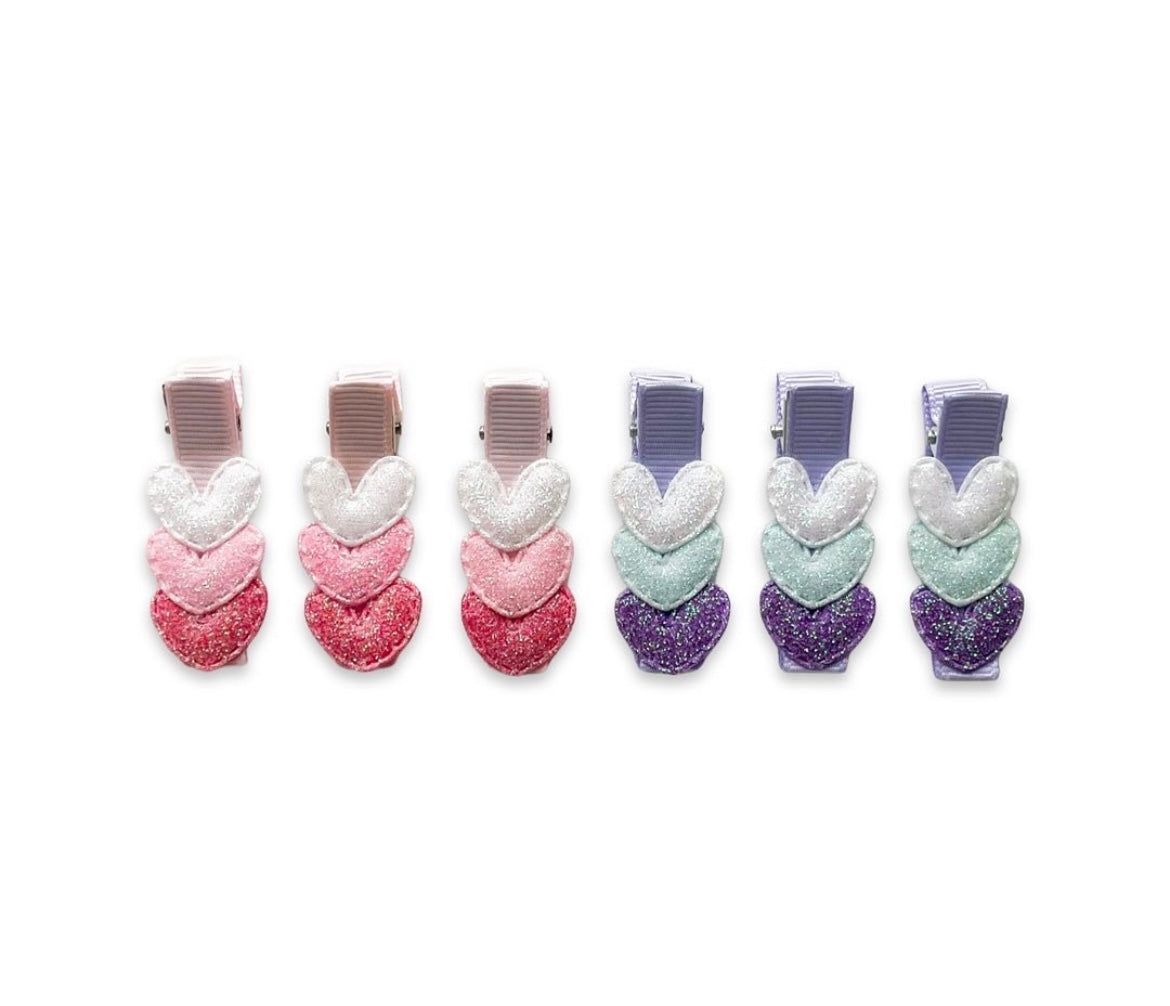Hearts - Non Slip Clips