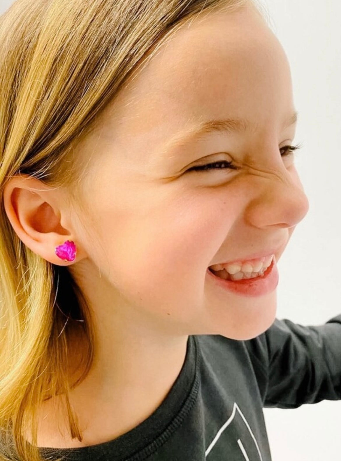 Earrings - Rhinestone Hearts