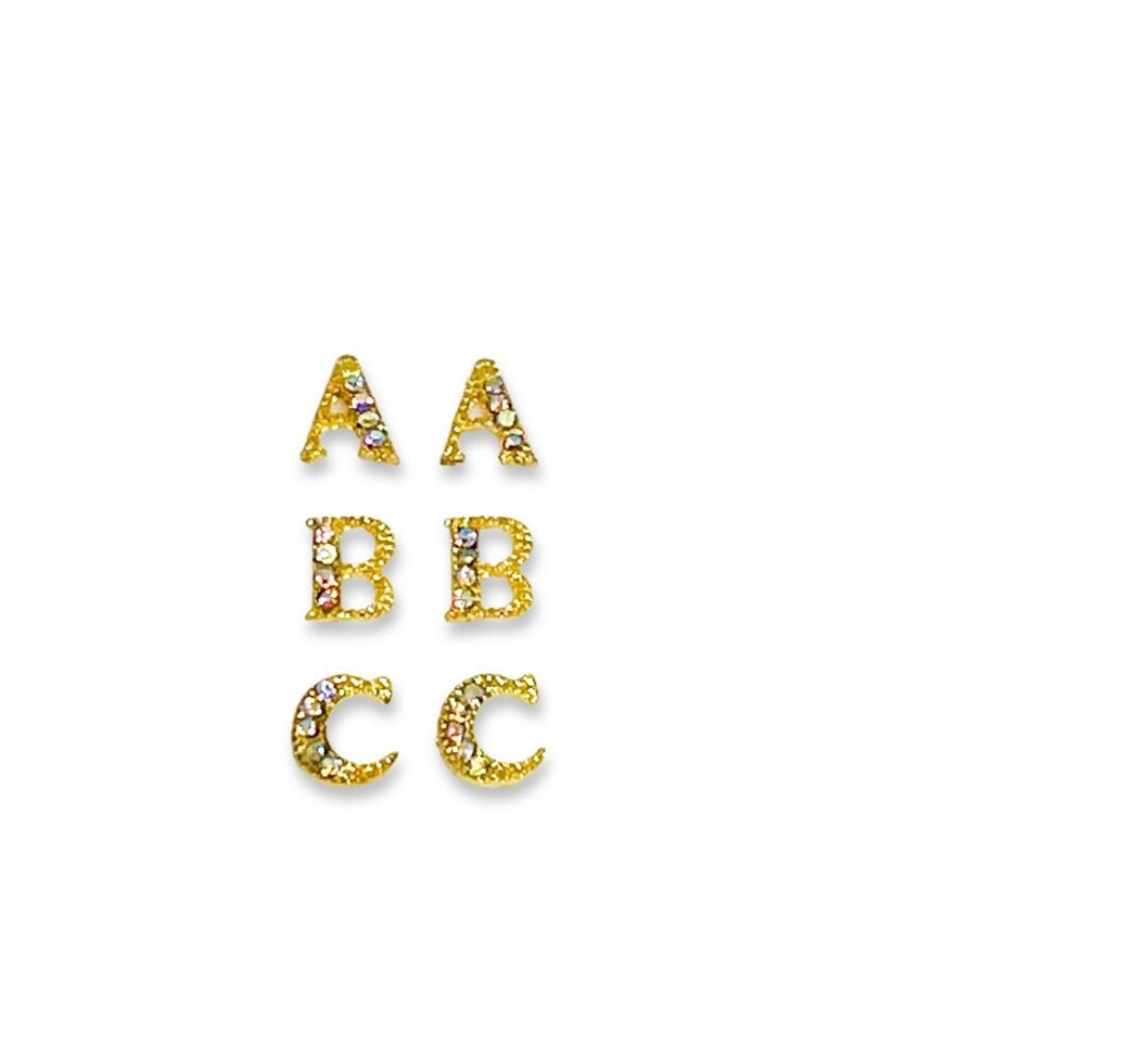Initial - Earrings