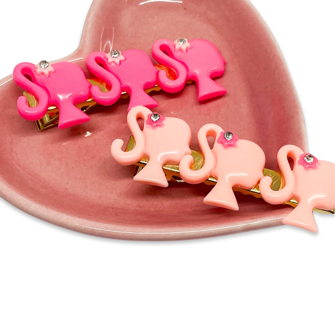 Dream Pink - Alligator Bar Clips