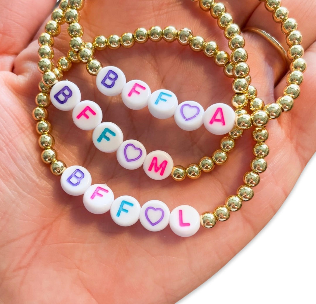 14K Gold Plated BFF - Bracelets