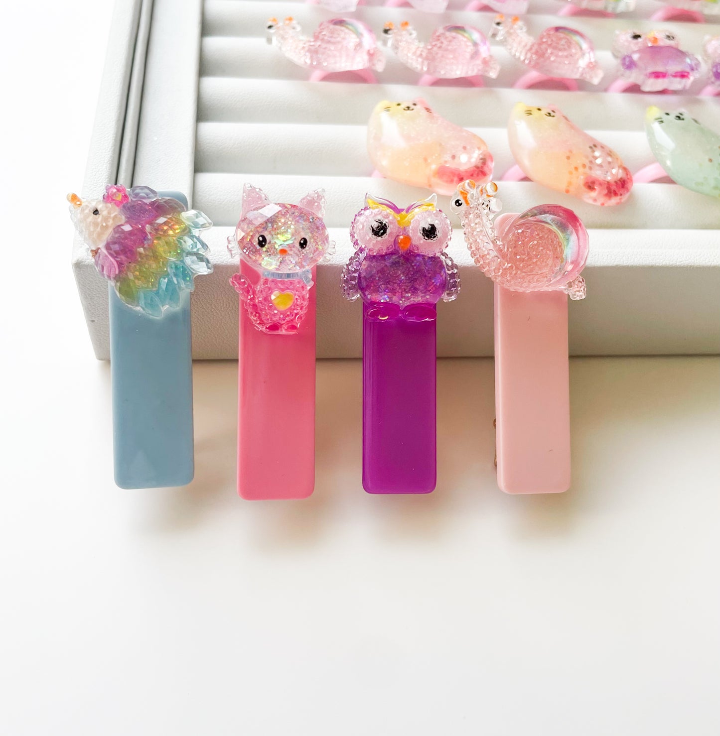 Alligator Bar Clips - Glitter Creatures