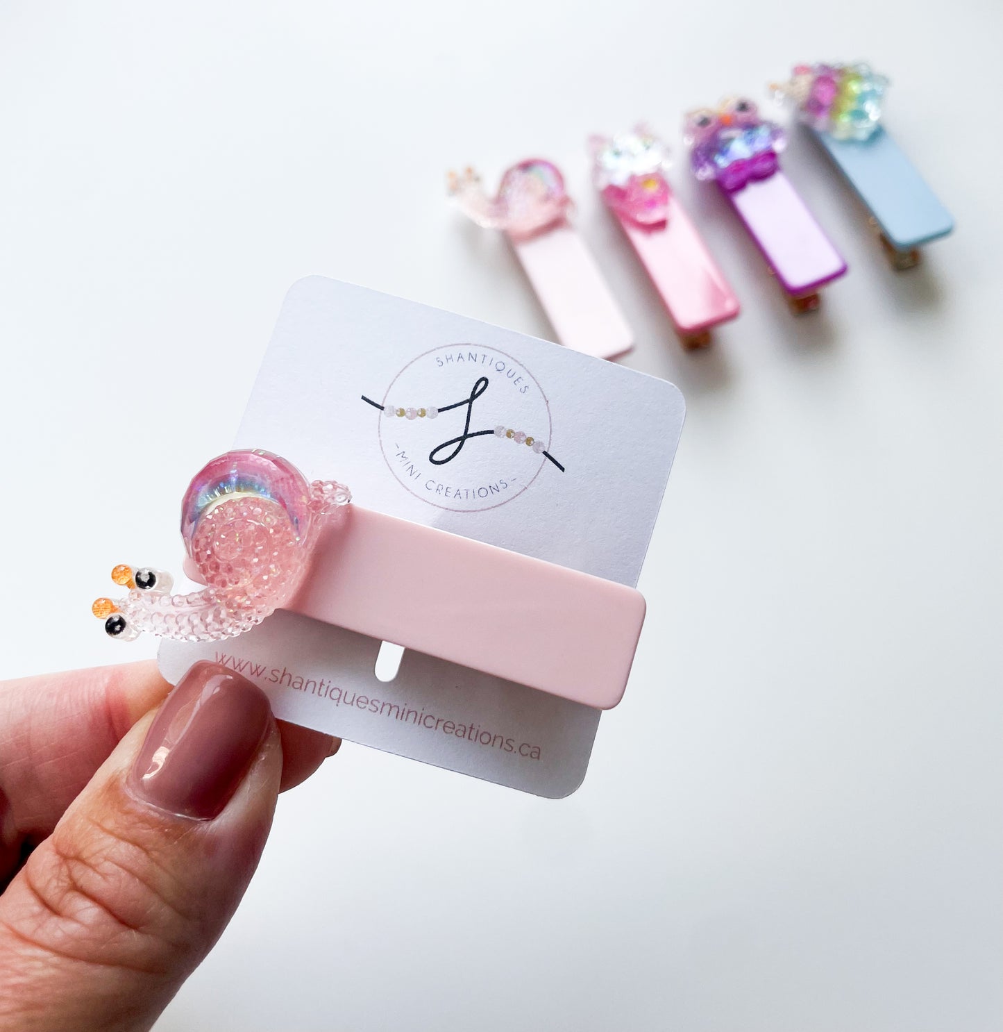 Alligator Bar Clips - Glitter Creatures