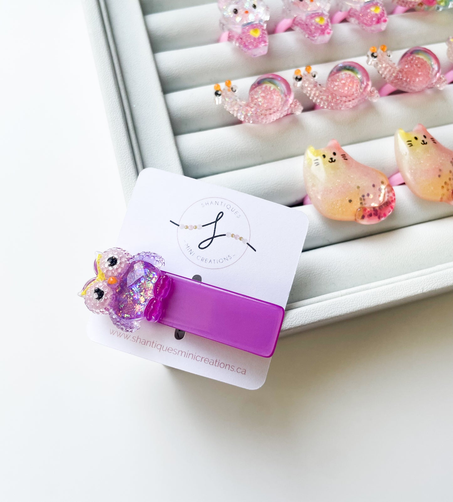 Alligator Bar Clips - Glitter Creatures