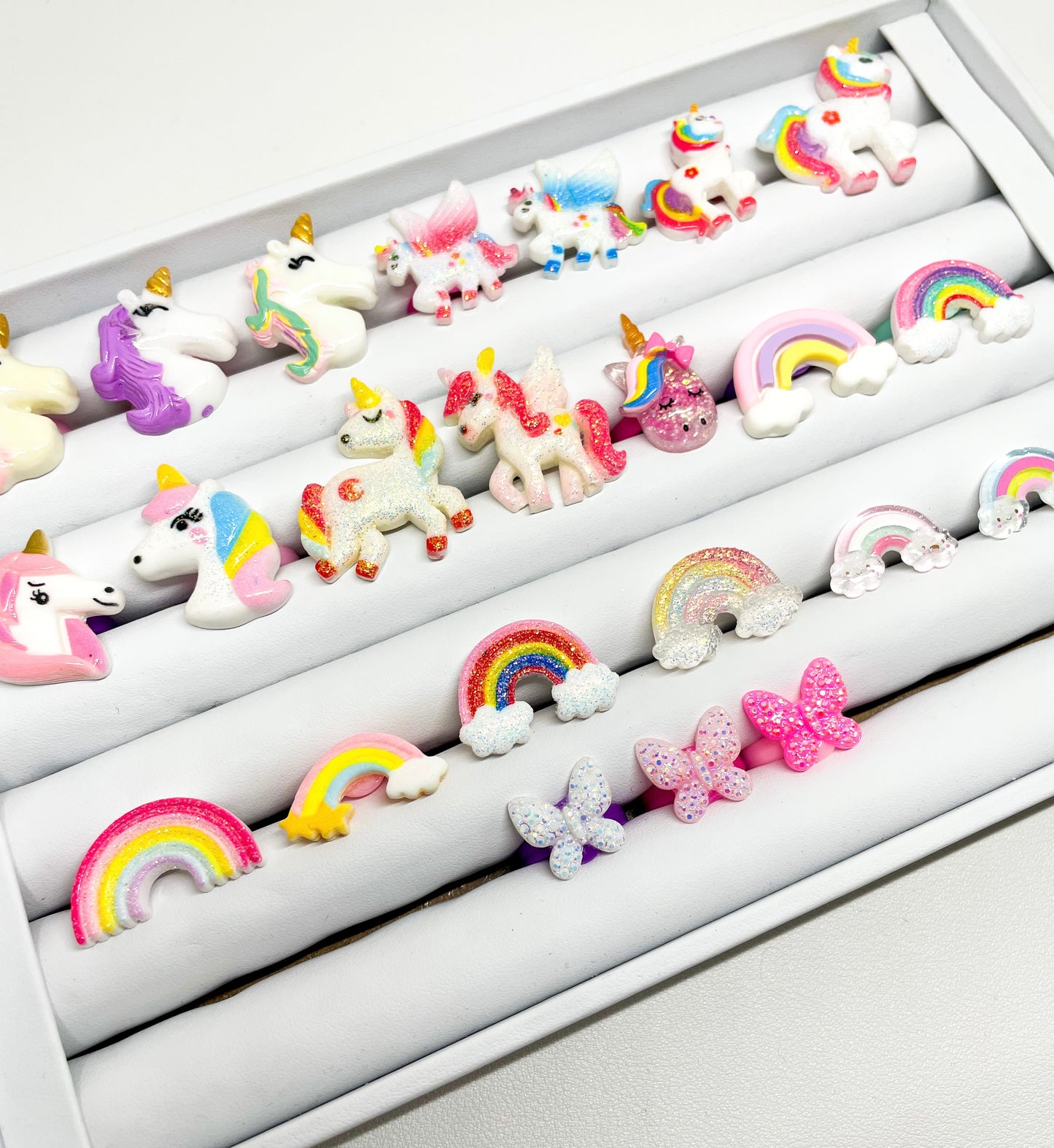 Unicorn, Rainbows and Butterflies - Rings