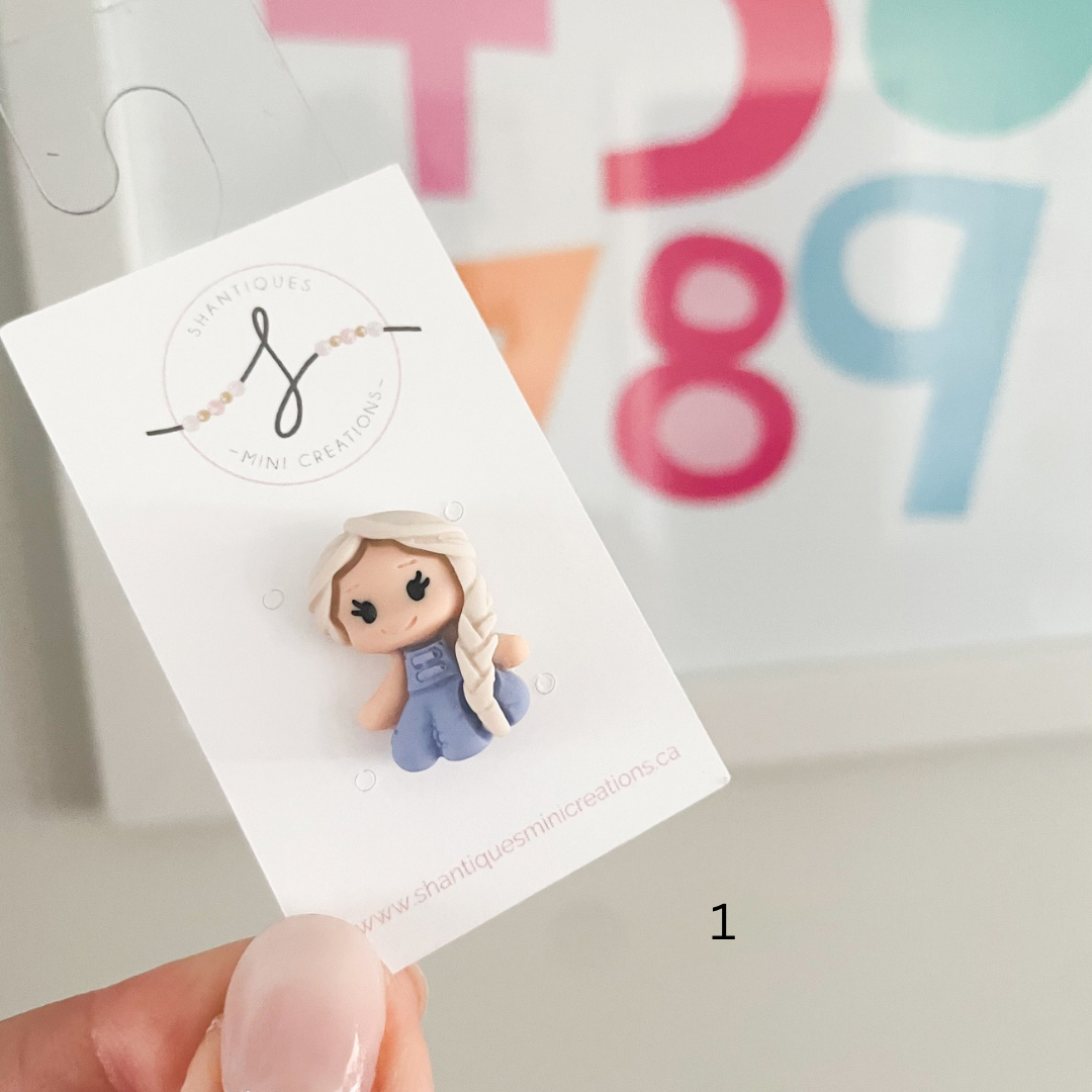 Girl Characters - Backpack Pins