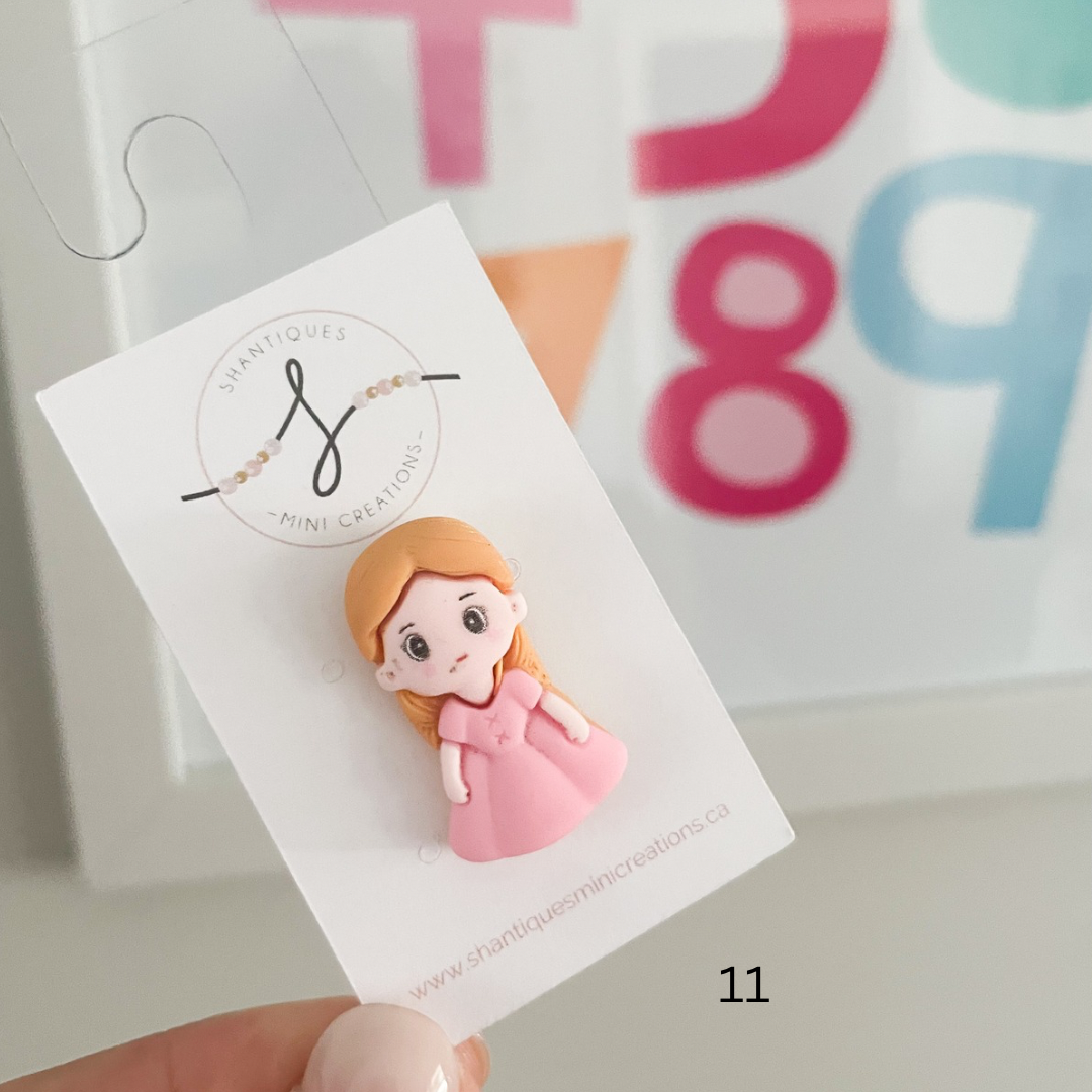 Girl Characters - Backpack Pins