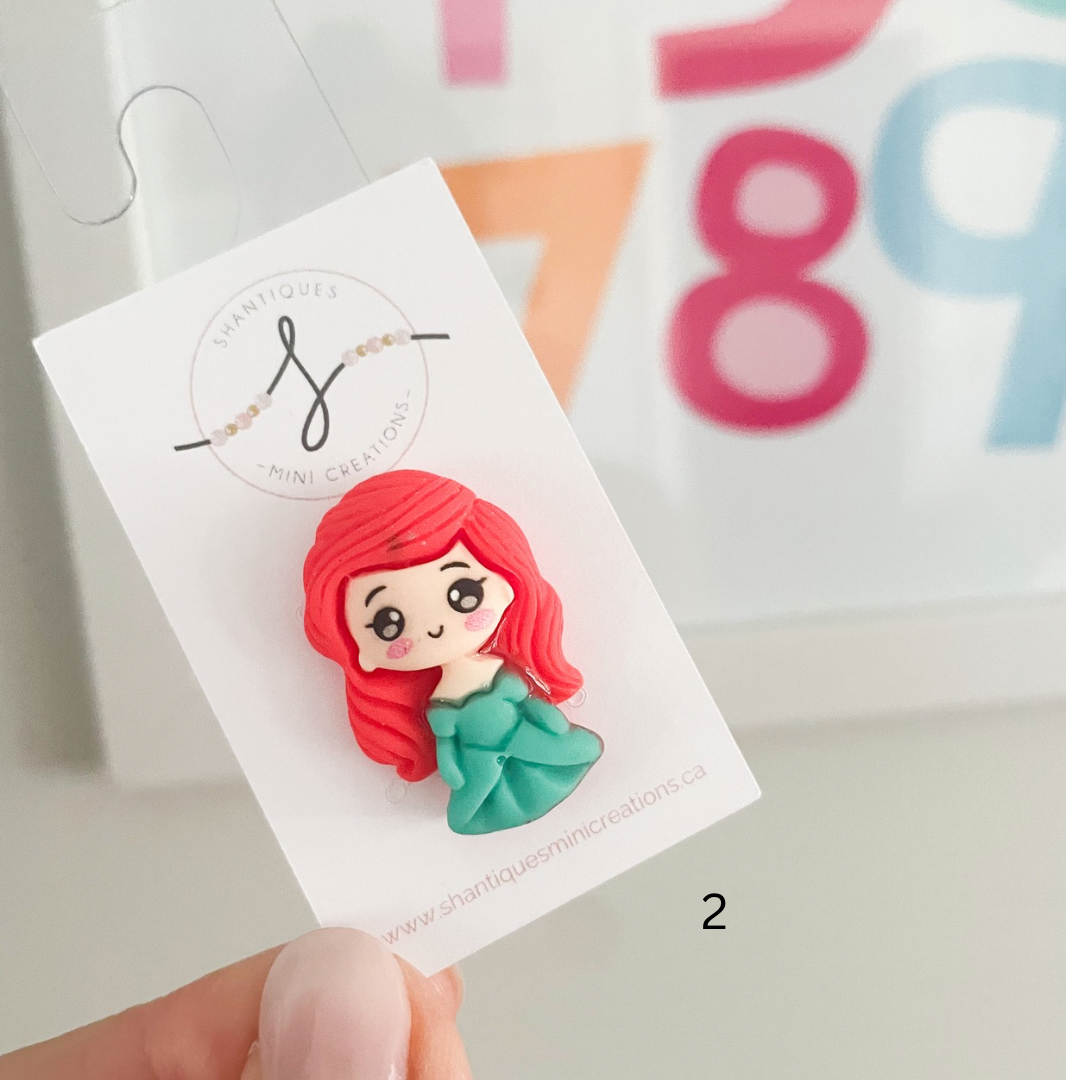 Girl Characters - Backpack Pins