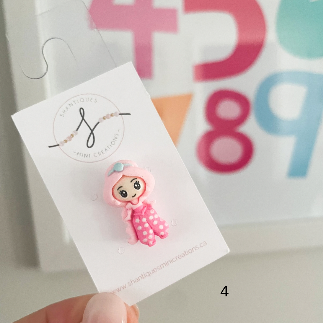 Girl Characters - Backpack Pins