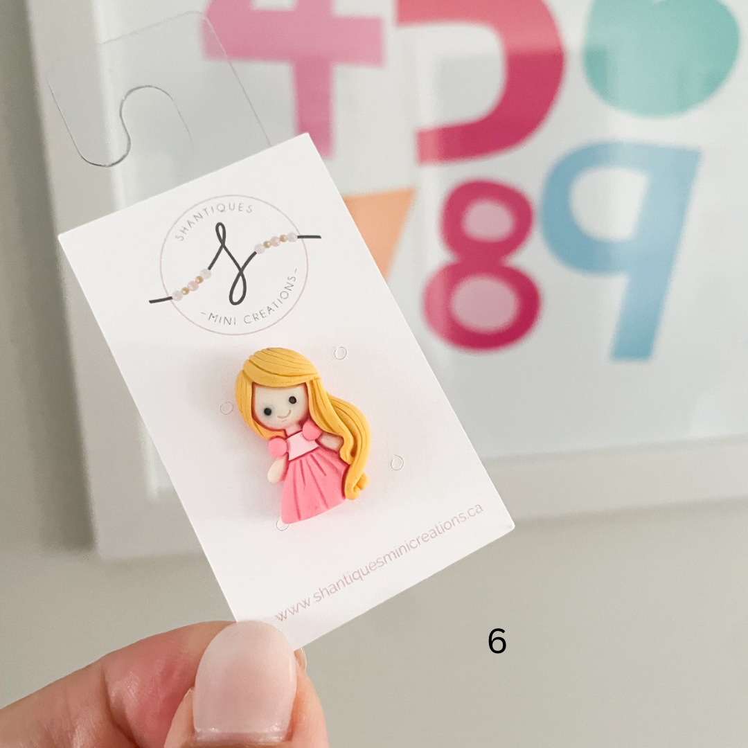 Girl Characters - Backpack Pins